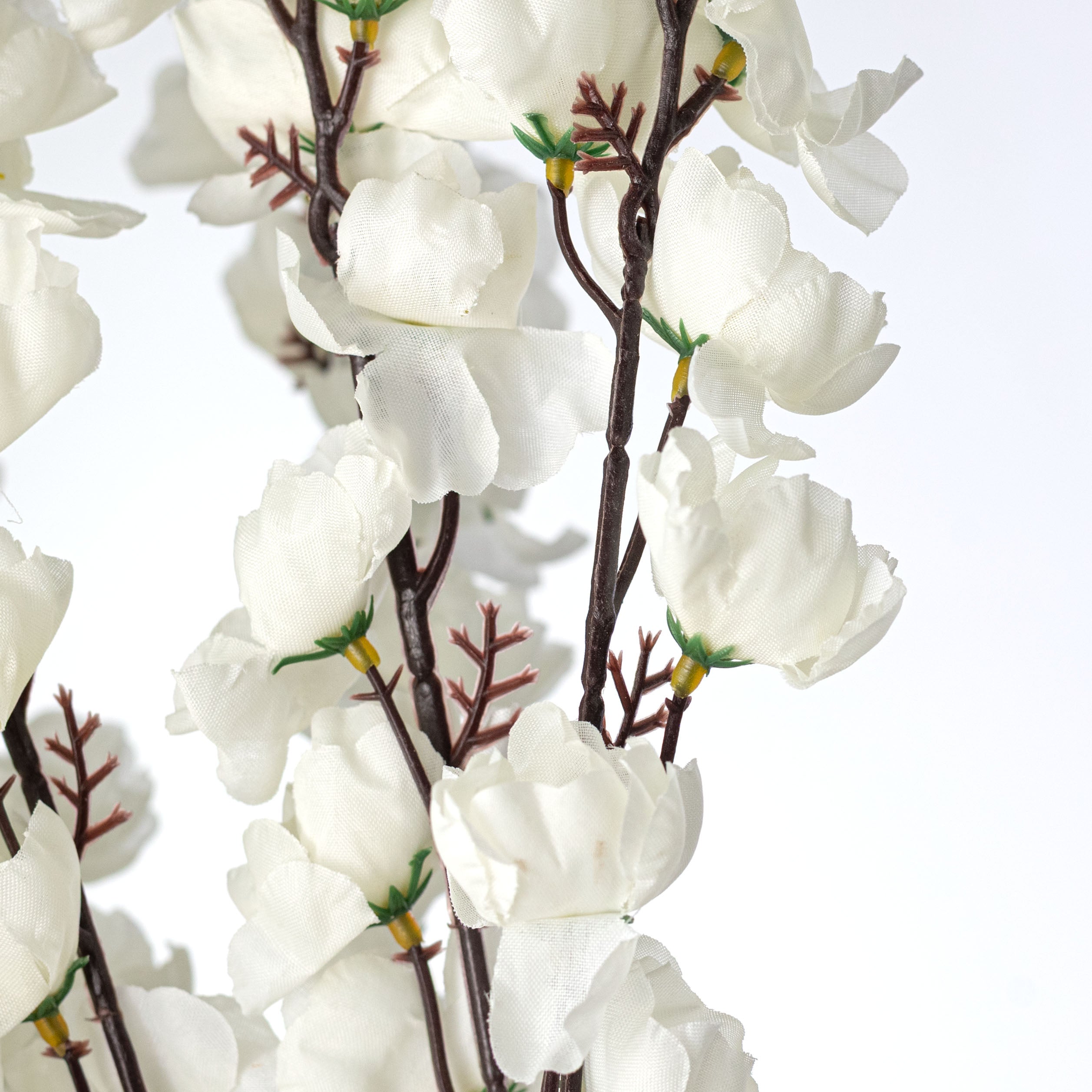 25" Cherry Blossom Bush: Cream (18 Stem)