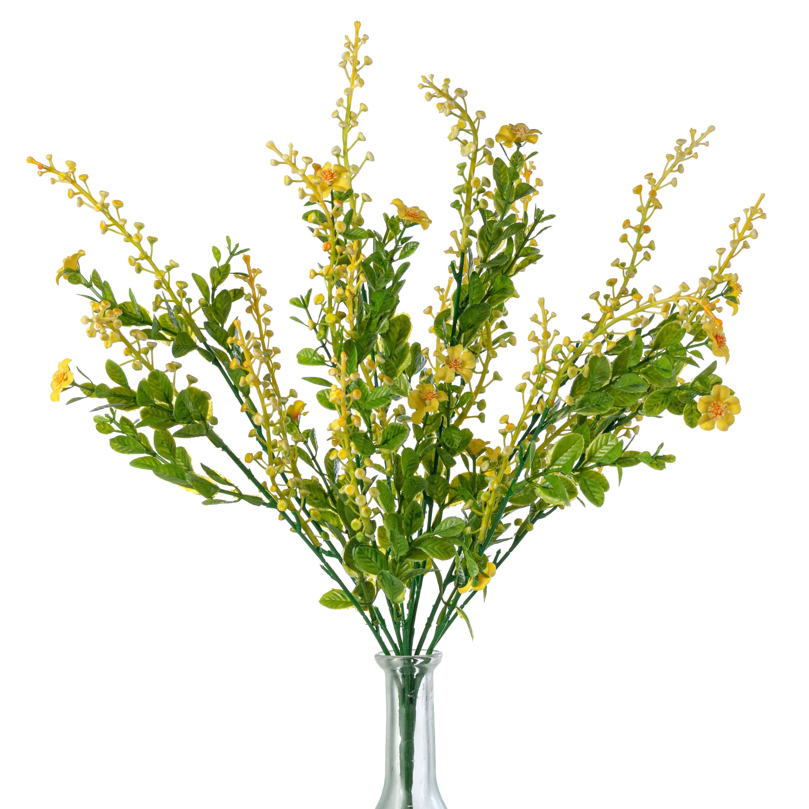 19" Wildflowers & Seed Bush: Yellow (9 Stem)