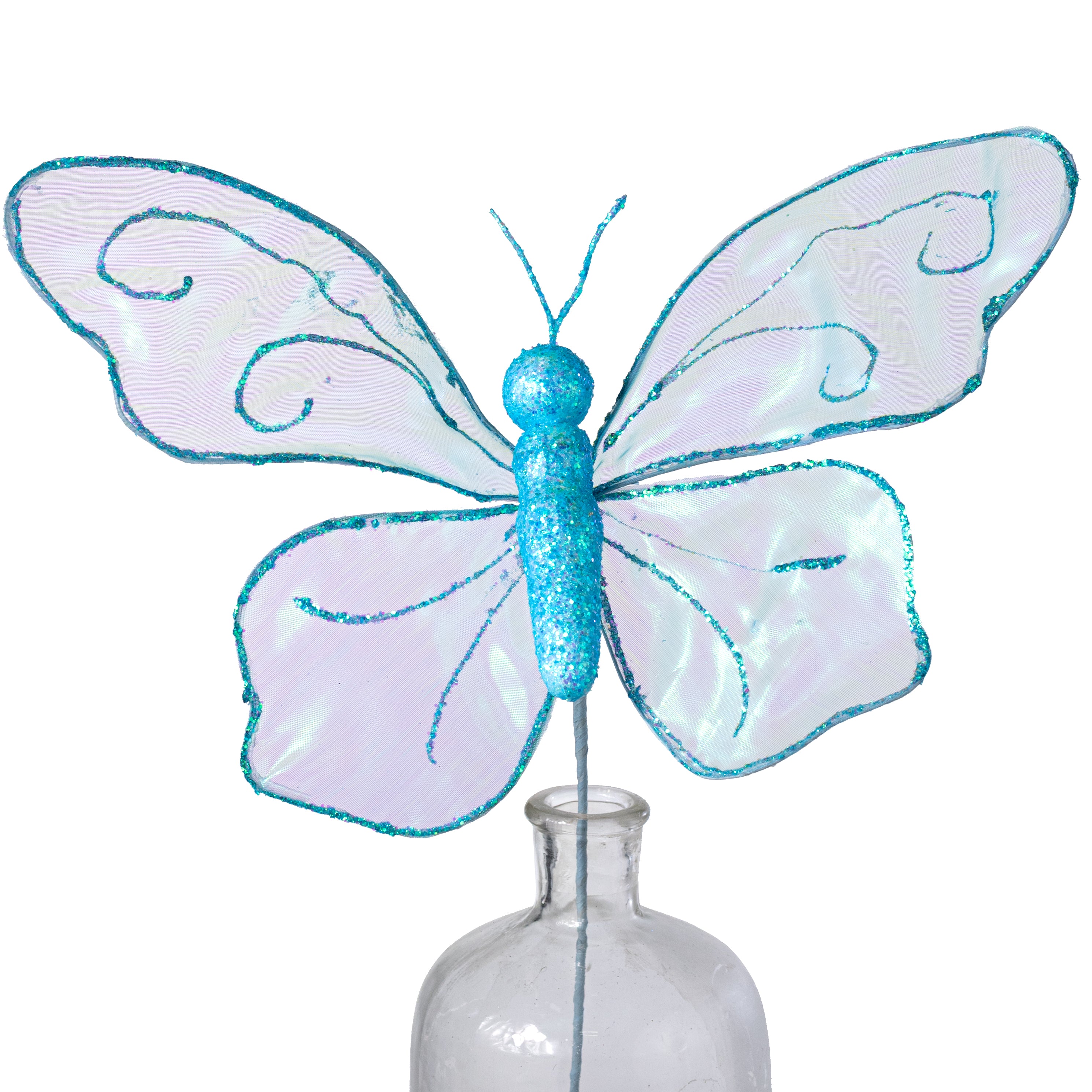 13" x 17" Butterfly Pick: Iridescent Blue