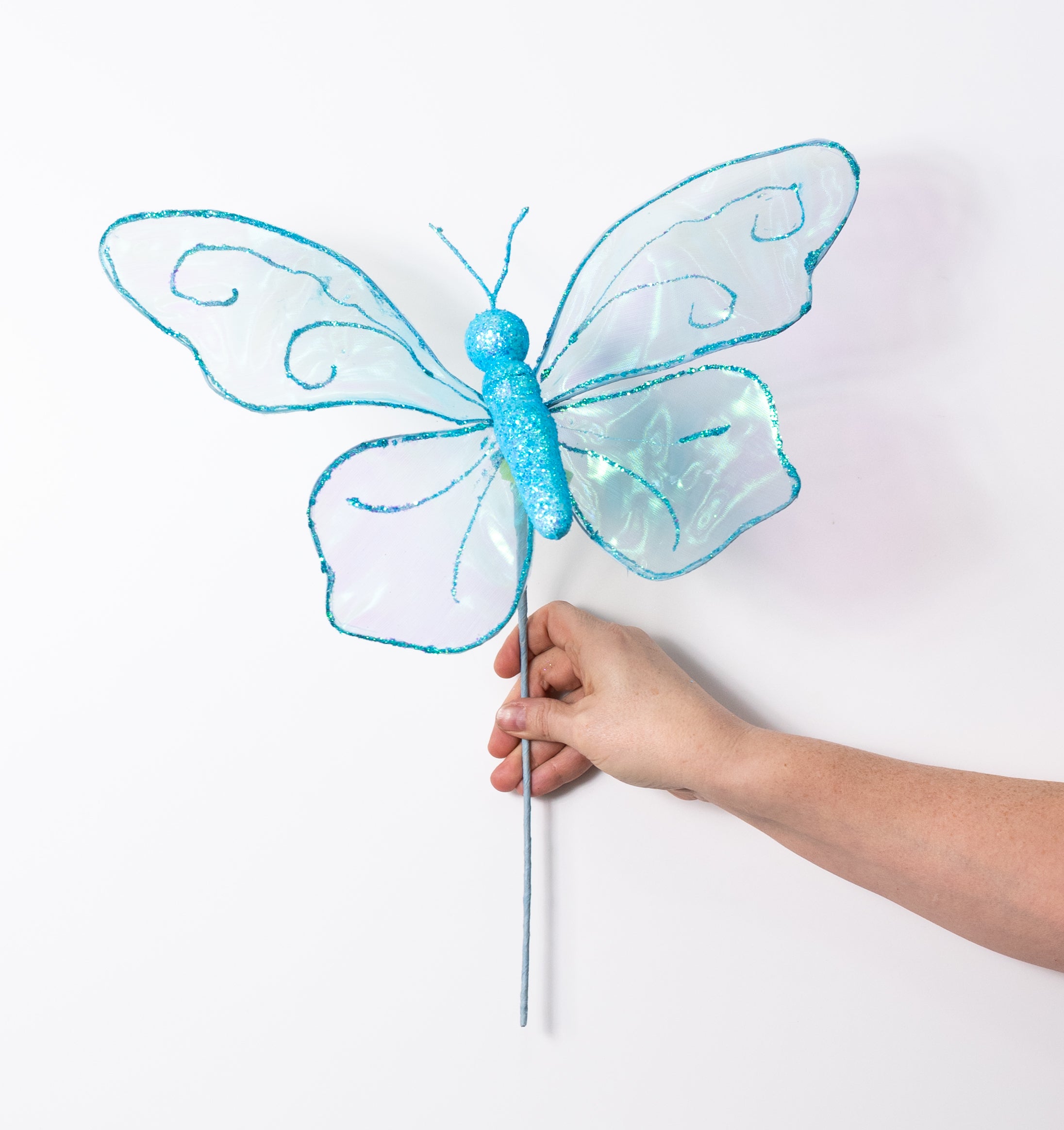 13" x 17" Butterfly Pick: Iridescent Blue