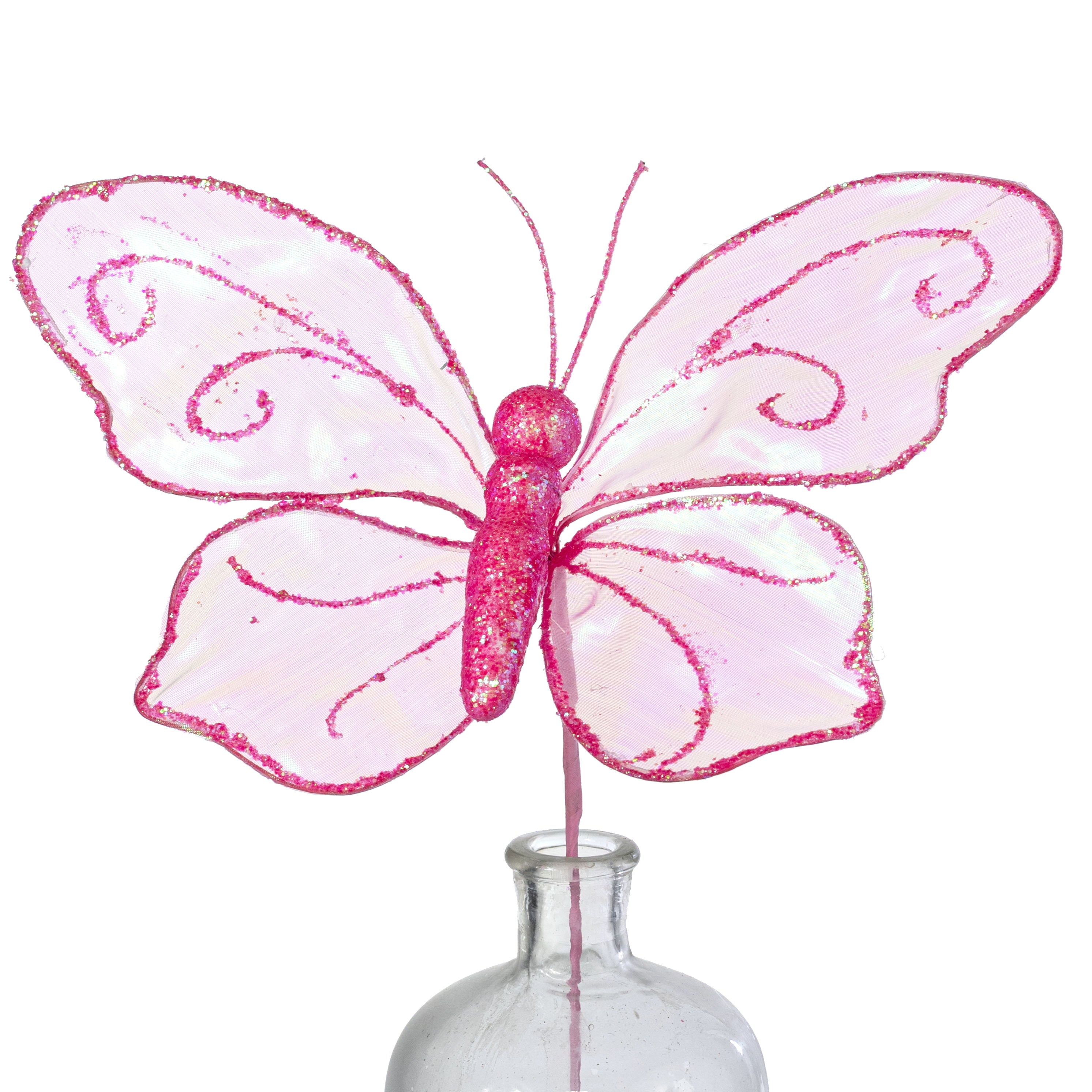 13" x 17" Butterfly Pick: Iridescent Hot Pink