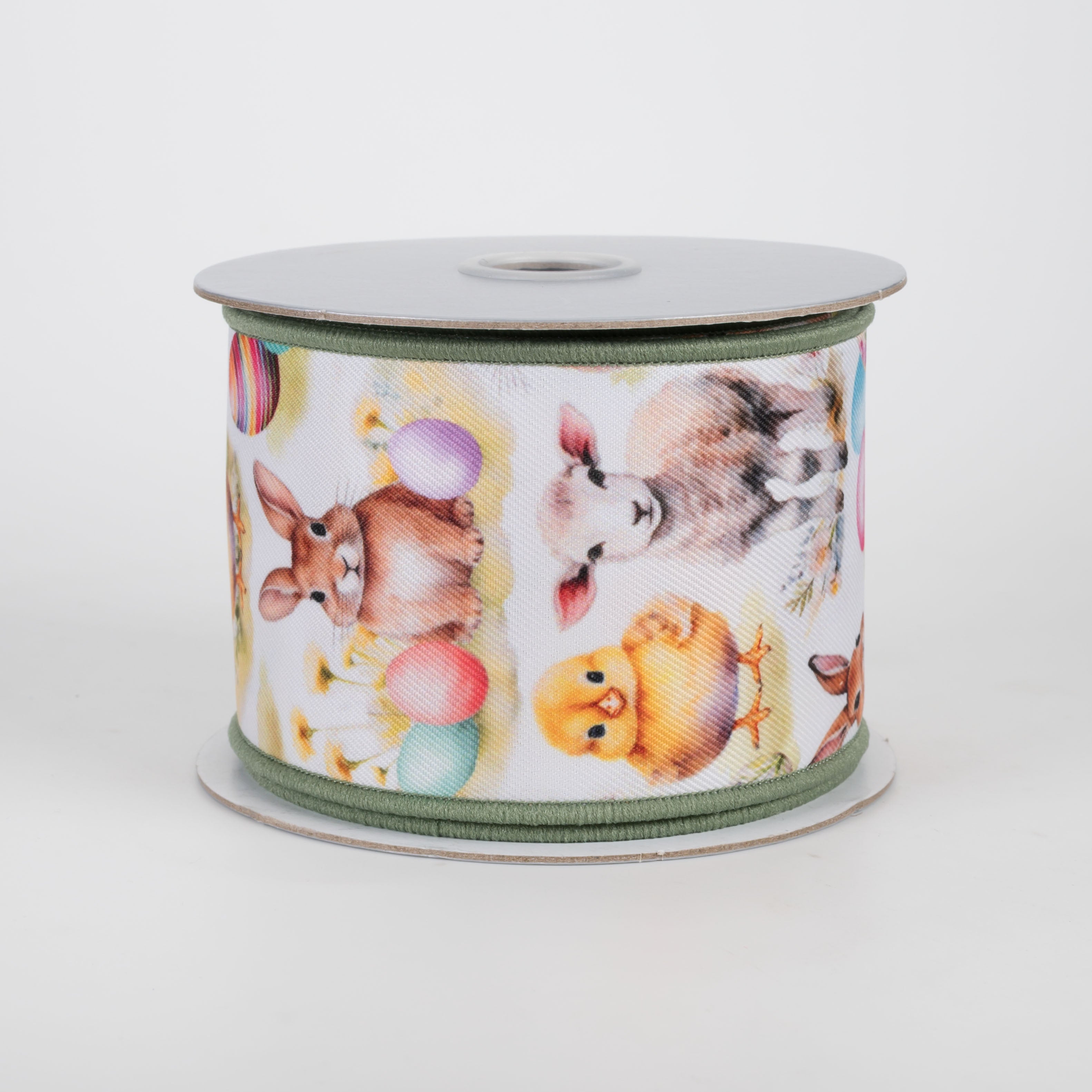 2.5" Brilliance Digital Print Easter Animals Ribbon (10 Yards)