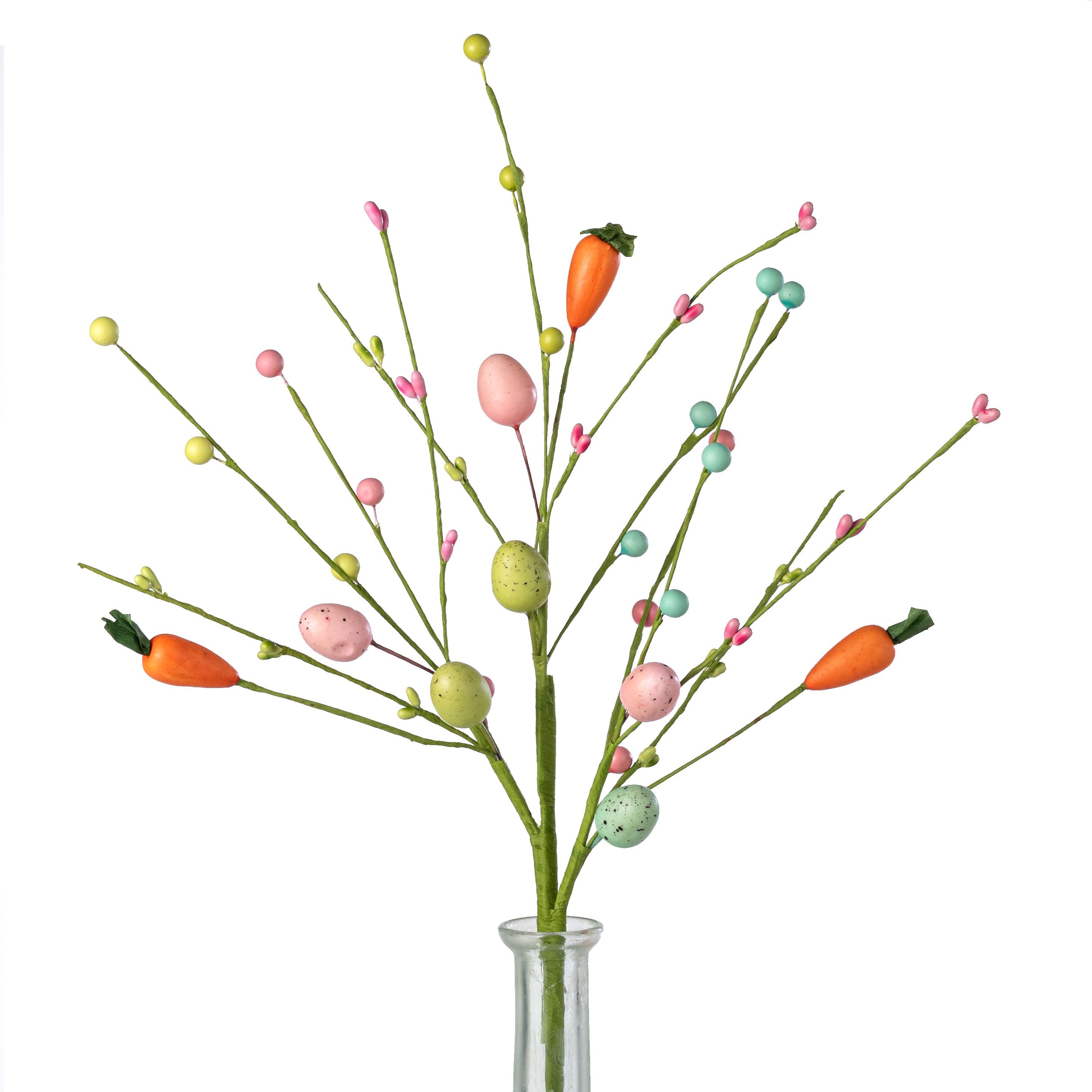 18" Carrots, Eggs & Pips Pick: Pastel Easter