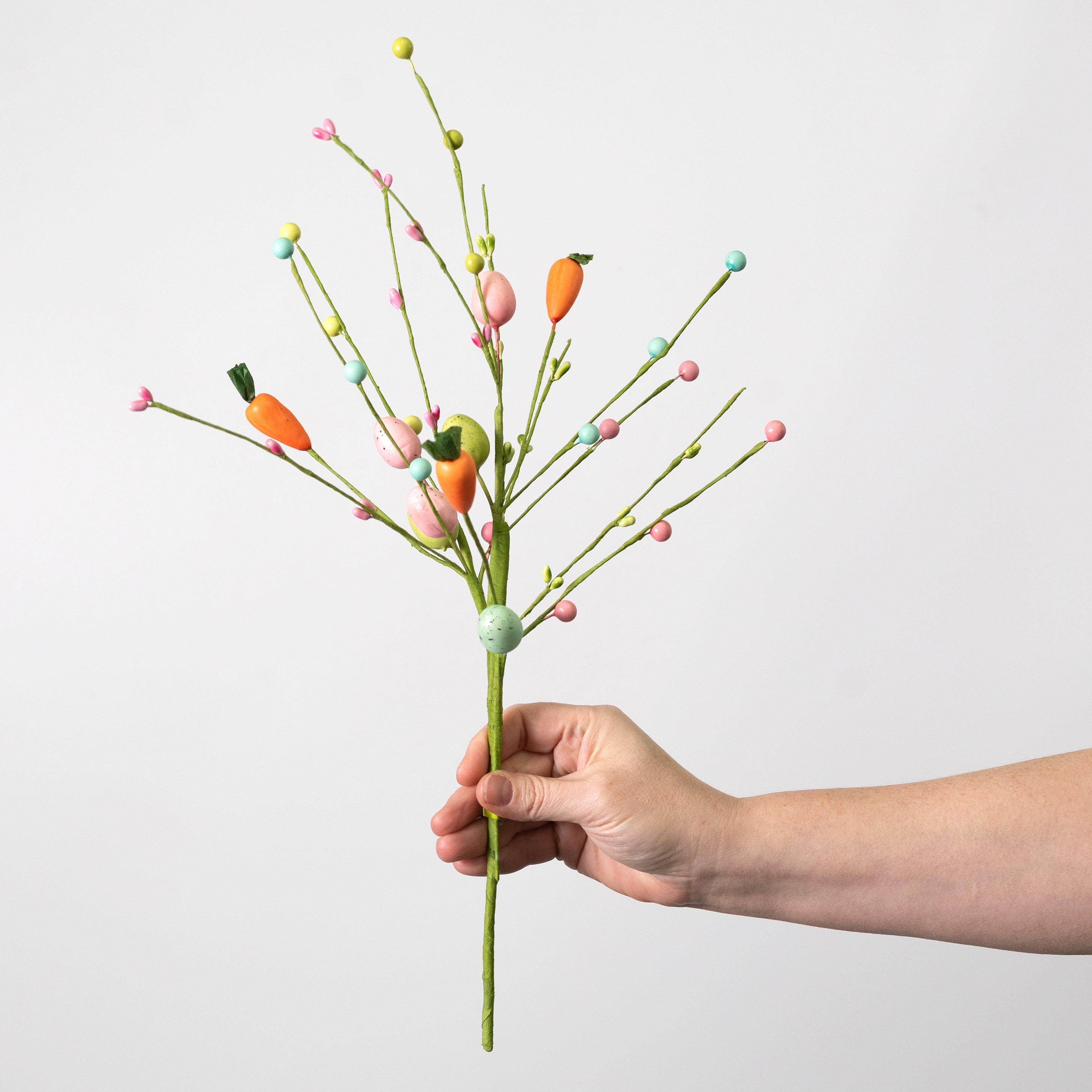 18" Carrots, Eggs & Pips Pick: Pastel Easter