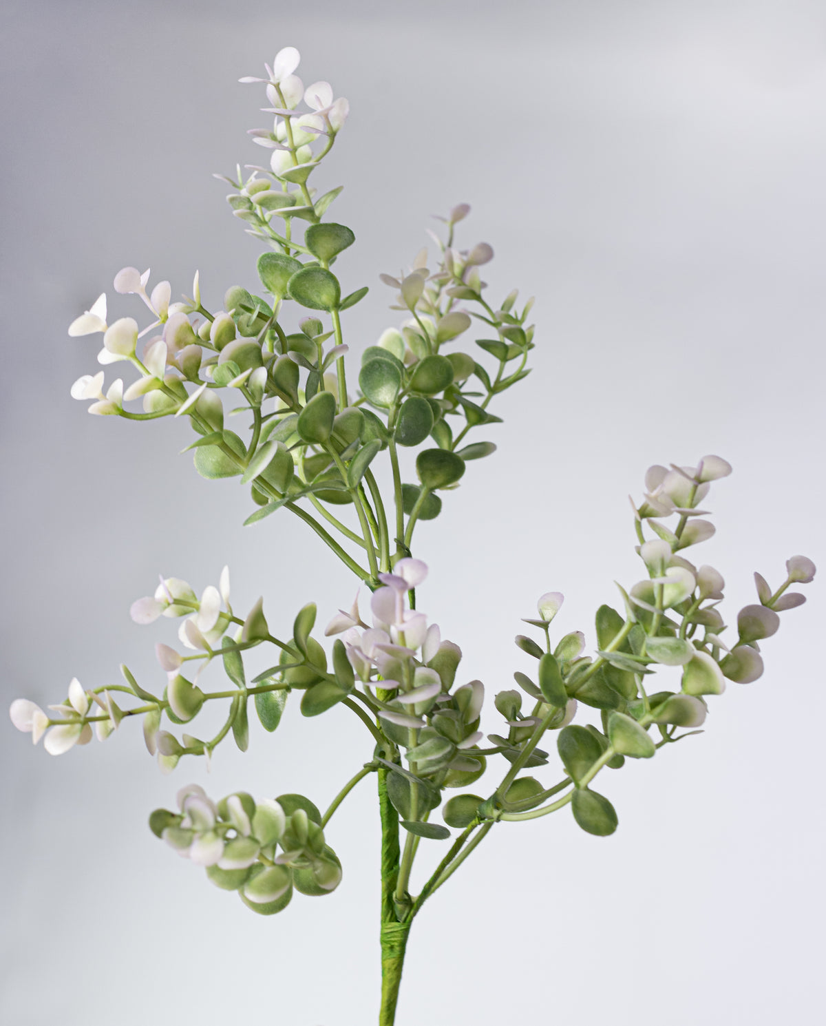17" Plastic Eucalyptus Bush: Lavender
