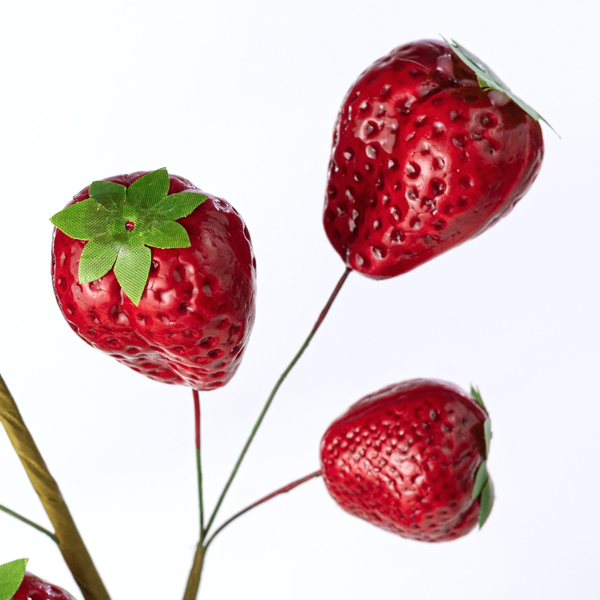 24" Artificial Strawberry Spray