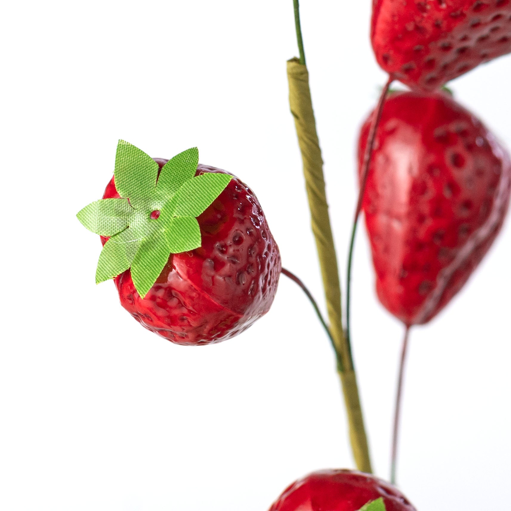 16" Artificial Strawberry Spray