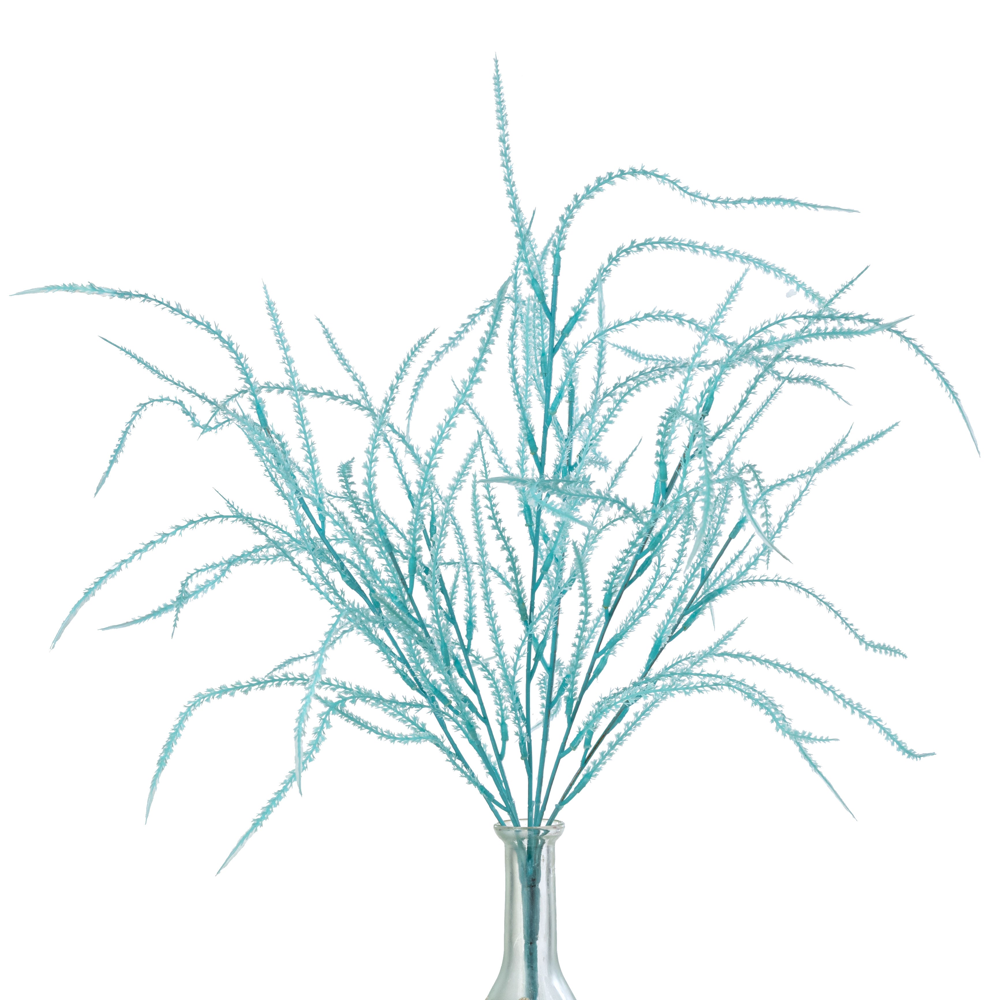 22" Plastic Willow Branches Bush: Light Blue