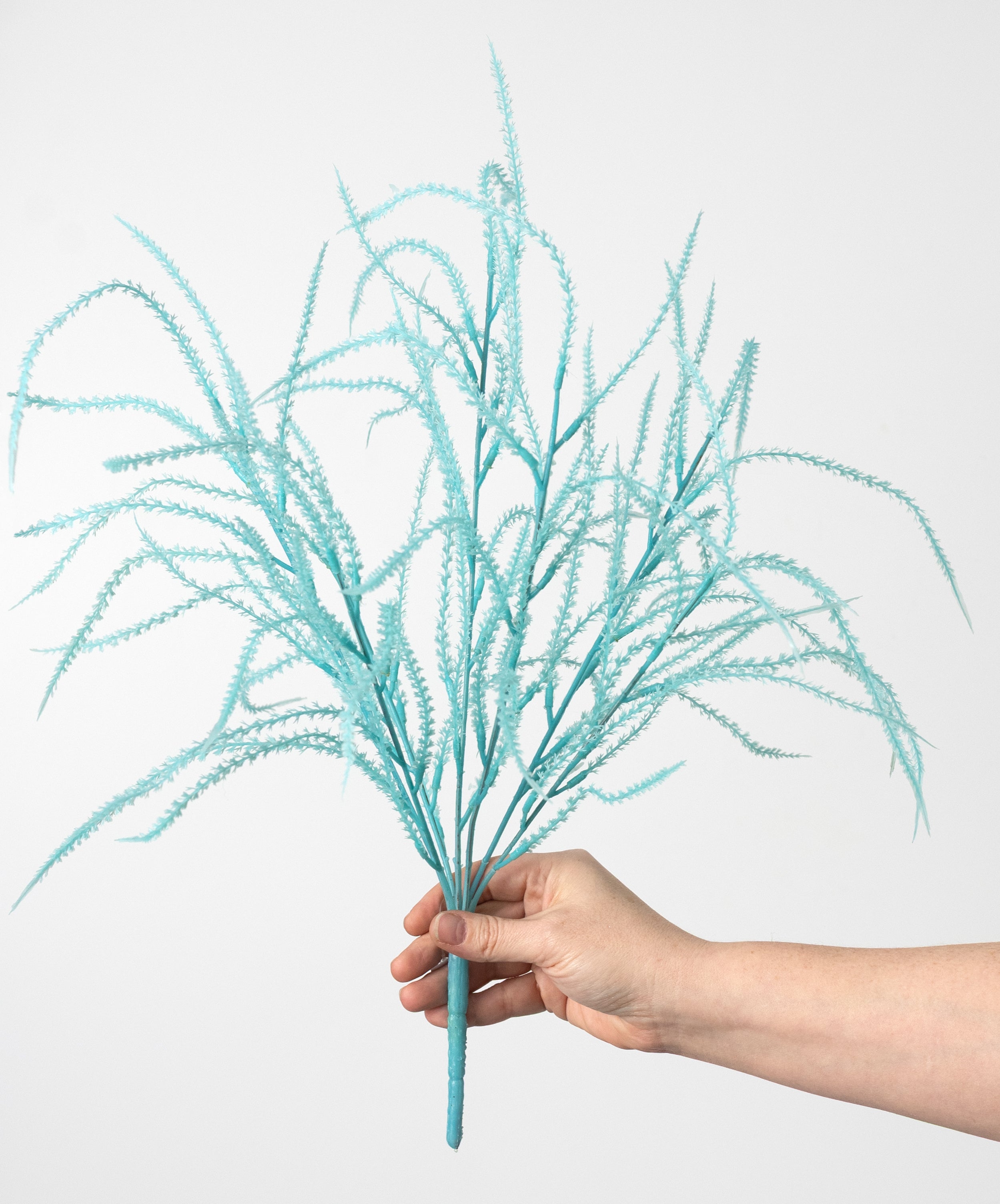 22" Plastic Willow Branches Bush: Light Blue