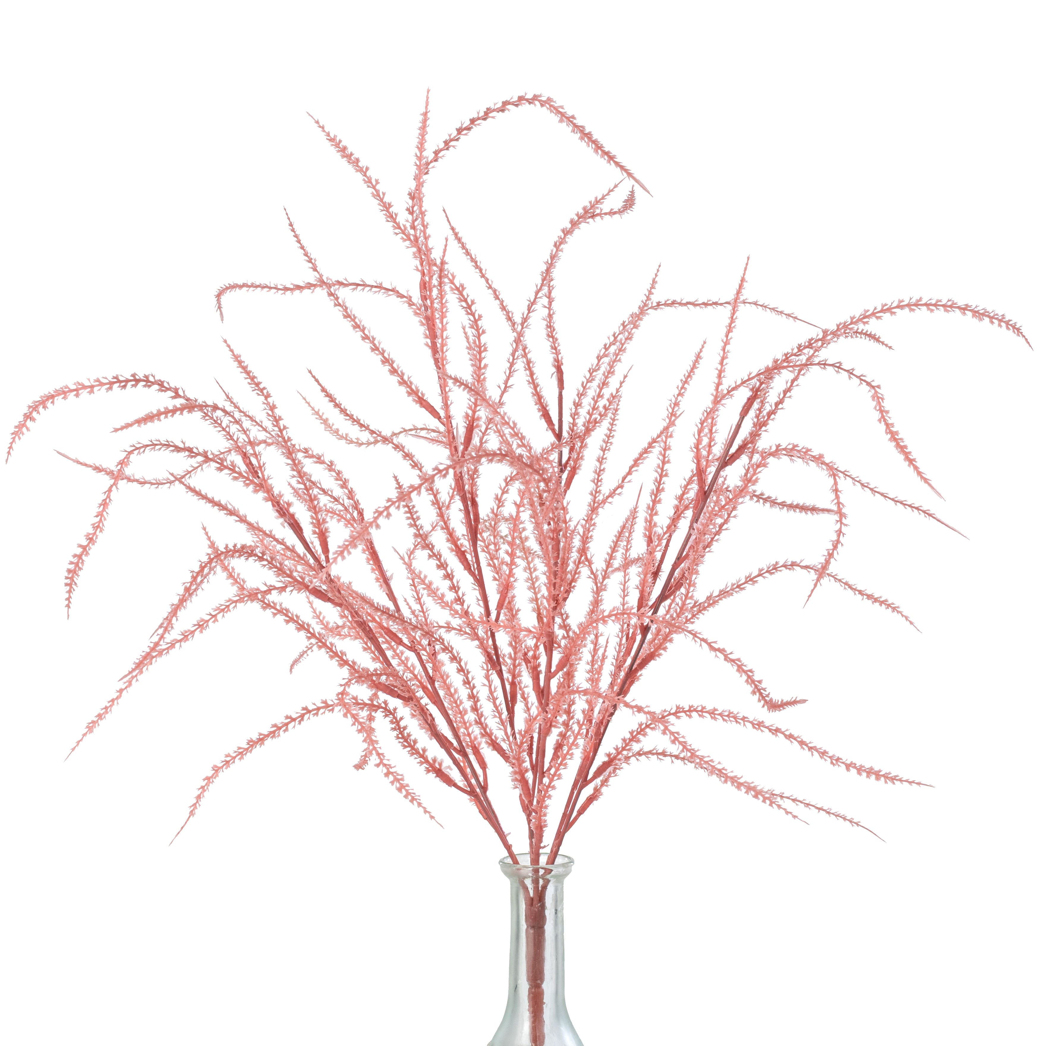 22" Plastic Willow Branches Bush: Coral Pink