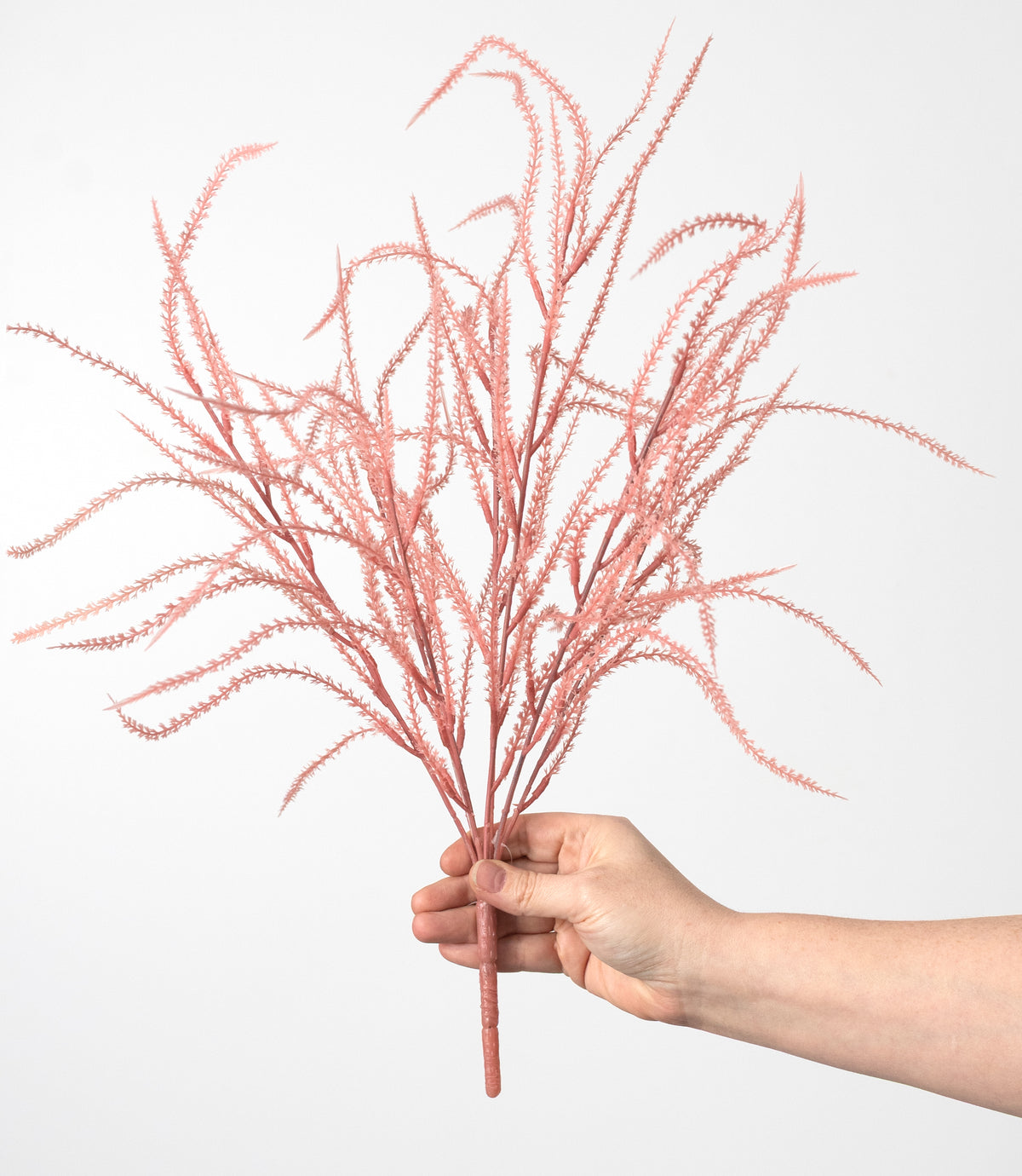 22" Plastic Willow Branches Bush: Coral Pink