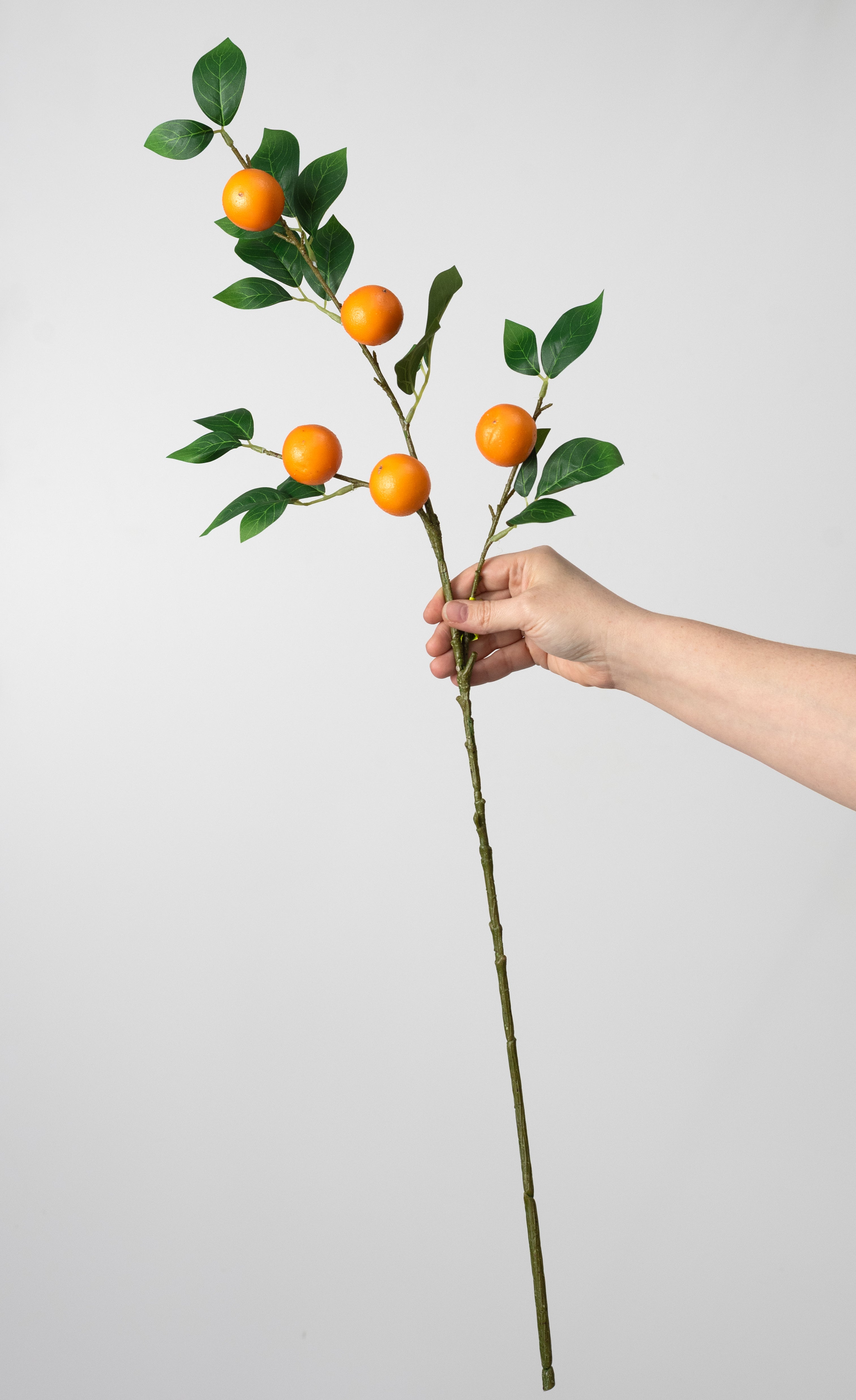 33" Artificial Oranges & Leaves Spray