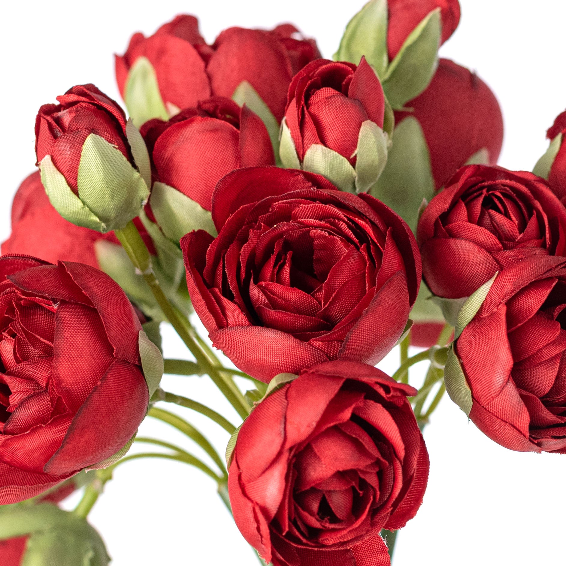 11" Mini Rose Bundle: Red