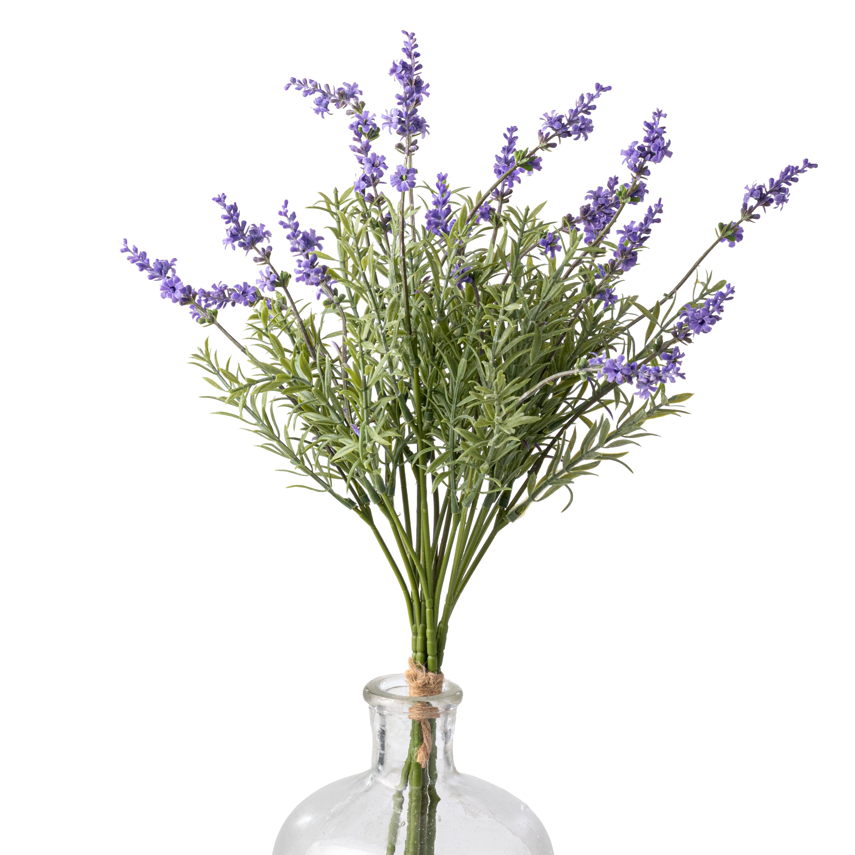 fake lavender plant 19" Artificial Lavender Flower Bundle: Lavender