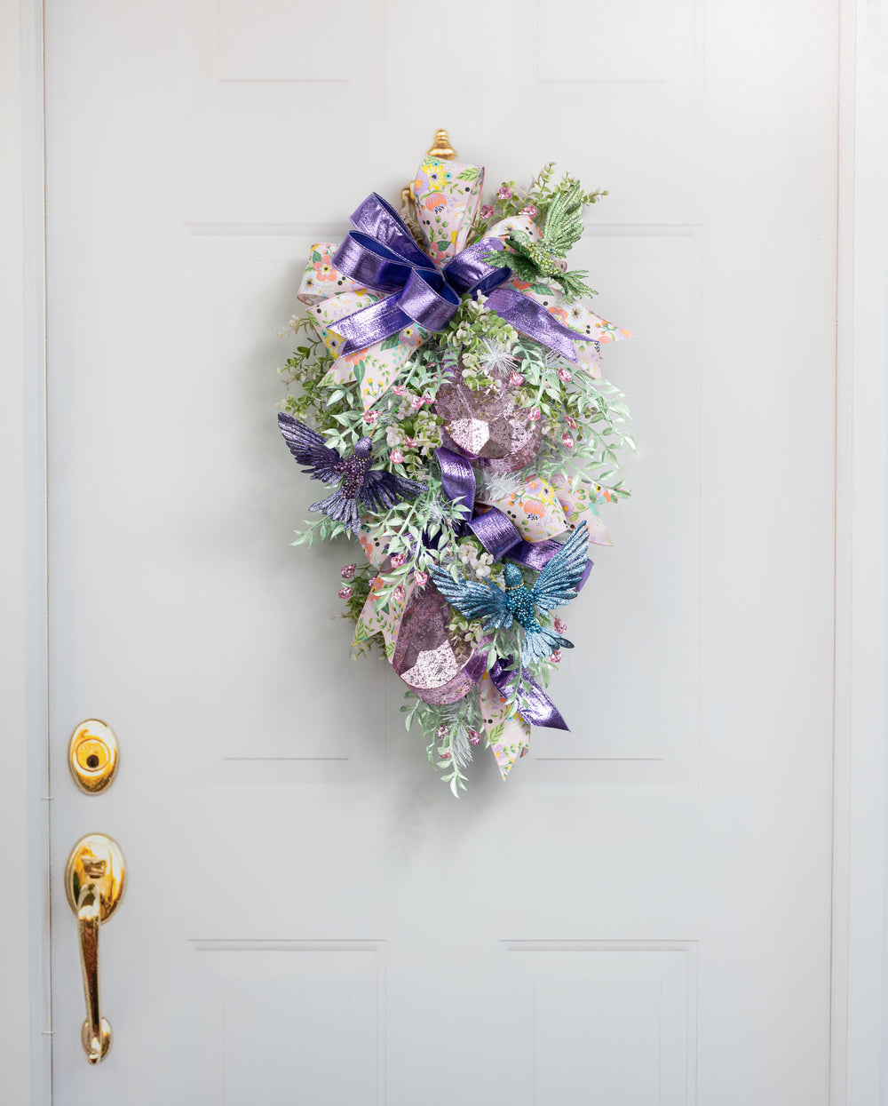 25" Pearl Ruscus Spray: Mint