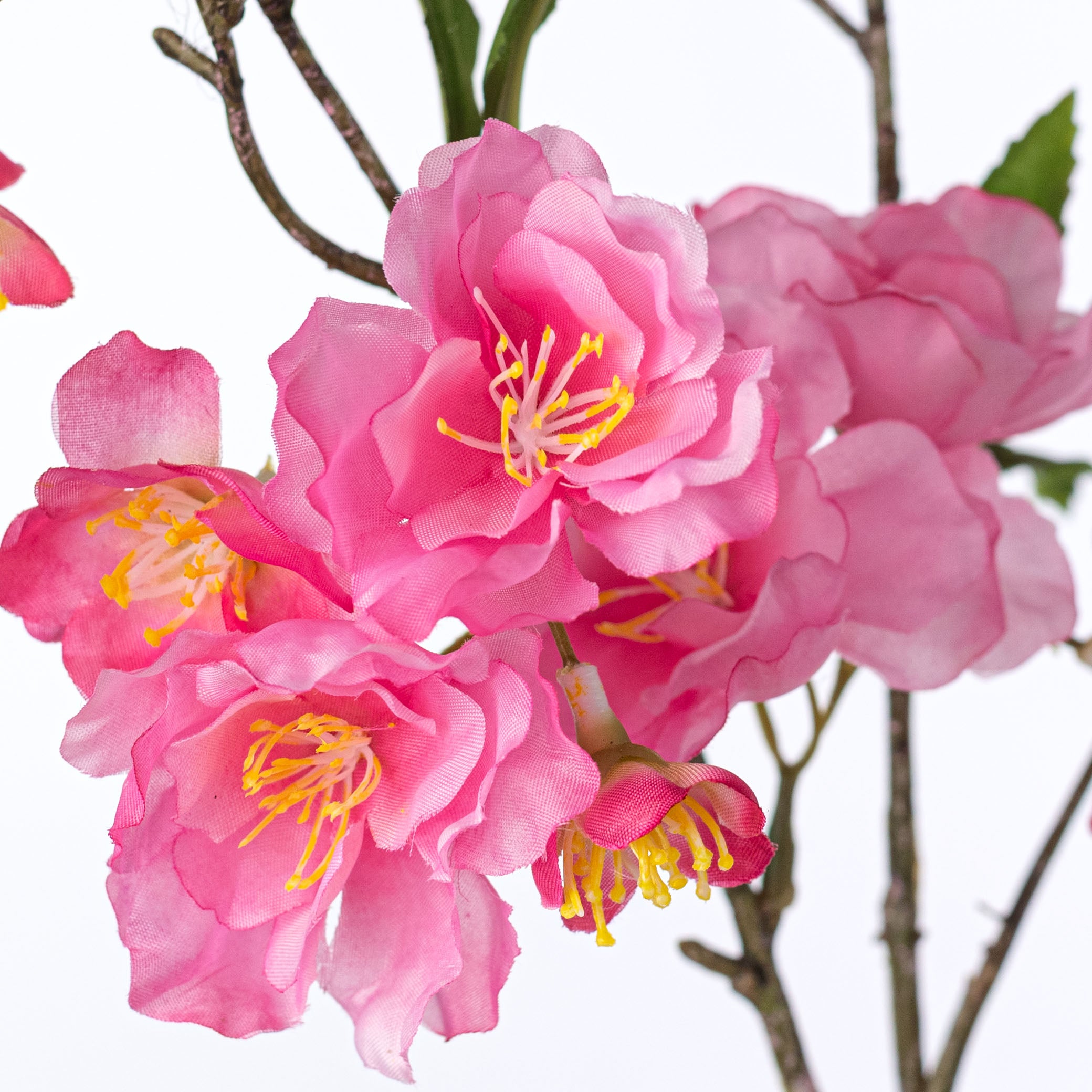 24" Artificial Cherry Blossom Spray: Hot Pink