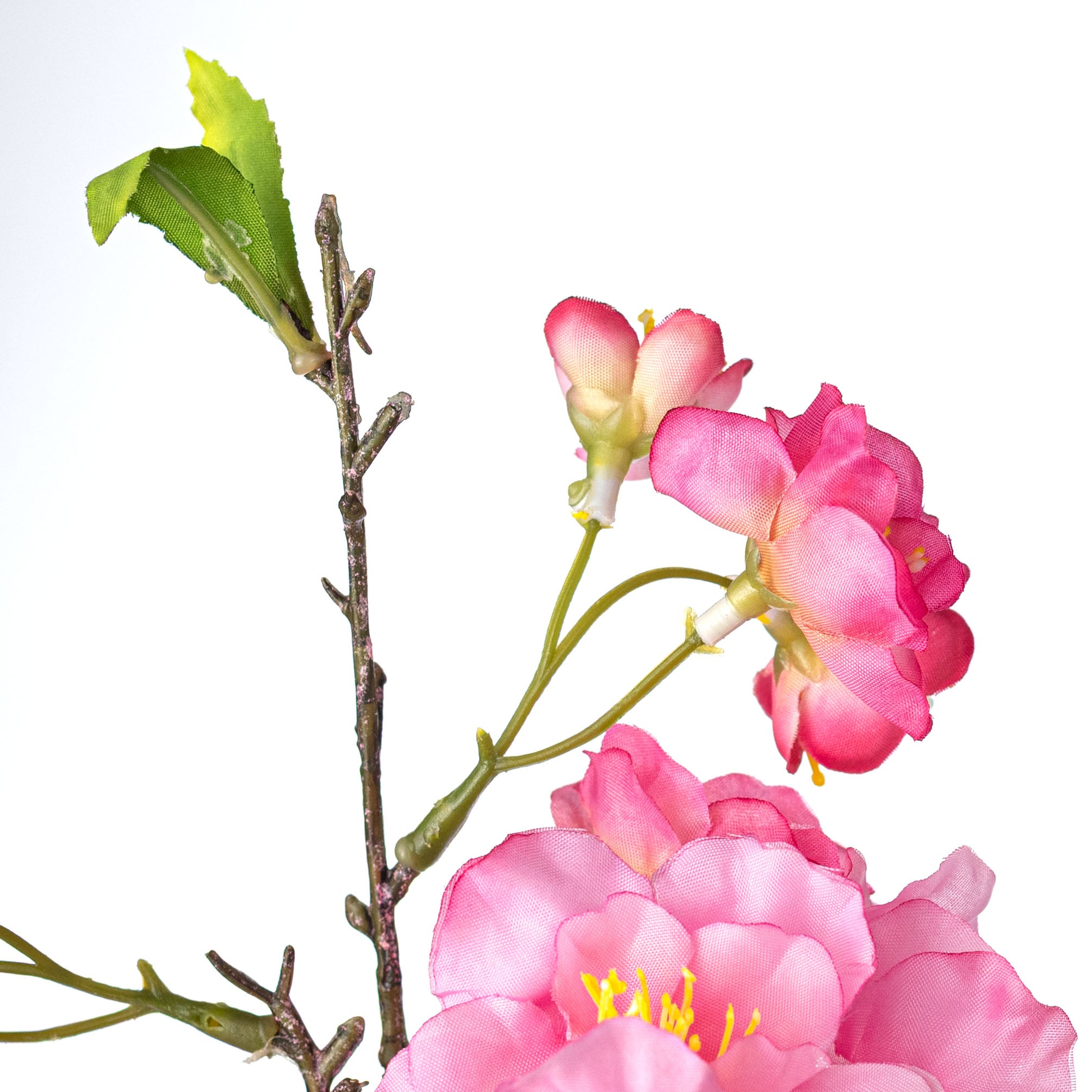 24" Artificial Cherry Blossom Spray: Hot Pink