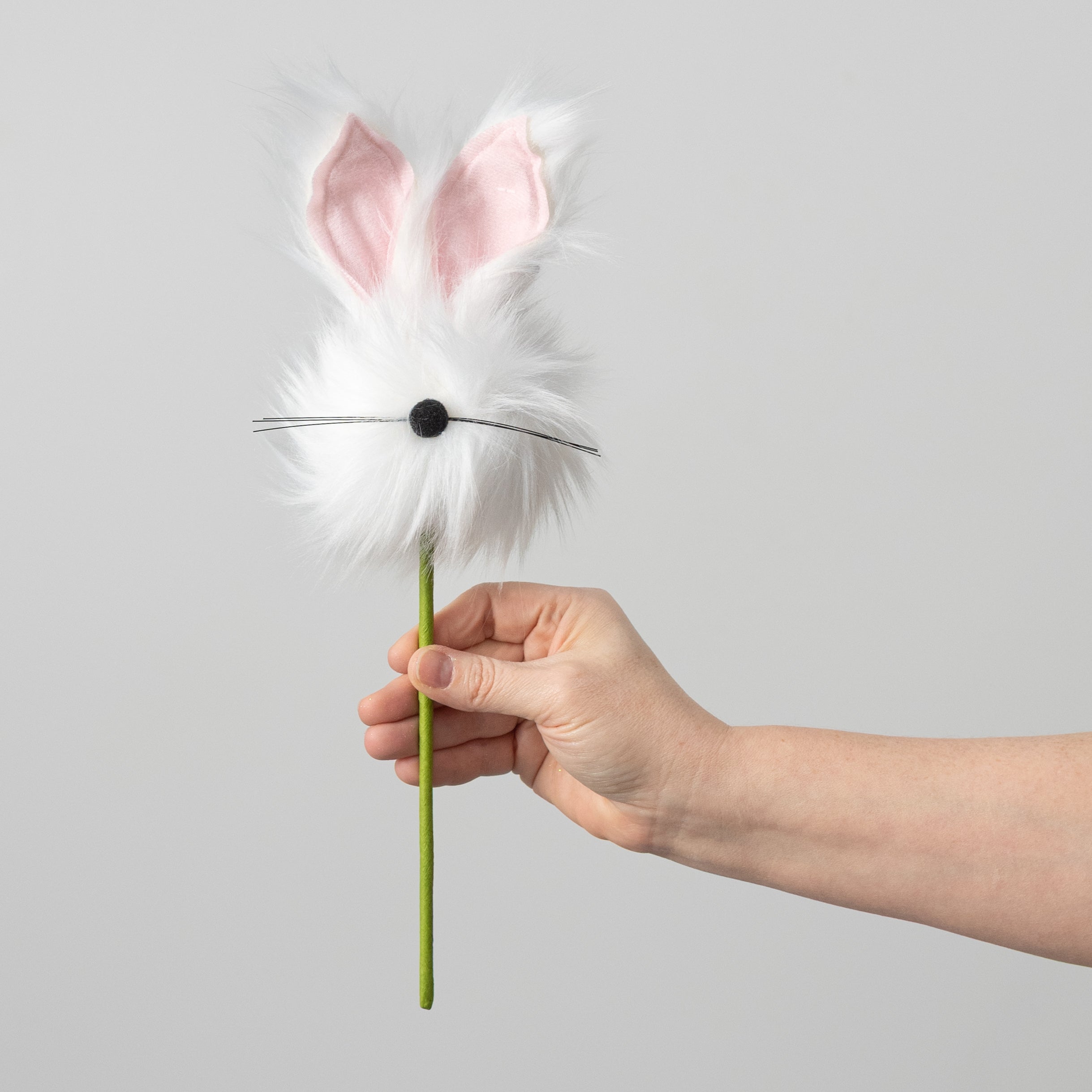 12" Faux Fur Rabbit Pick