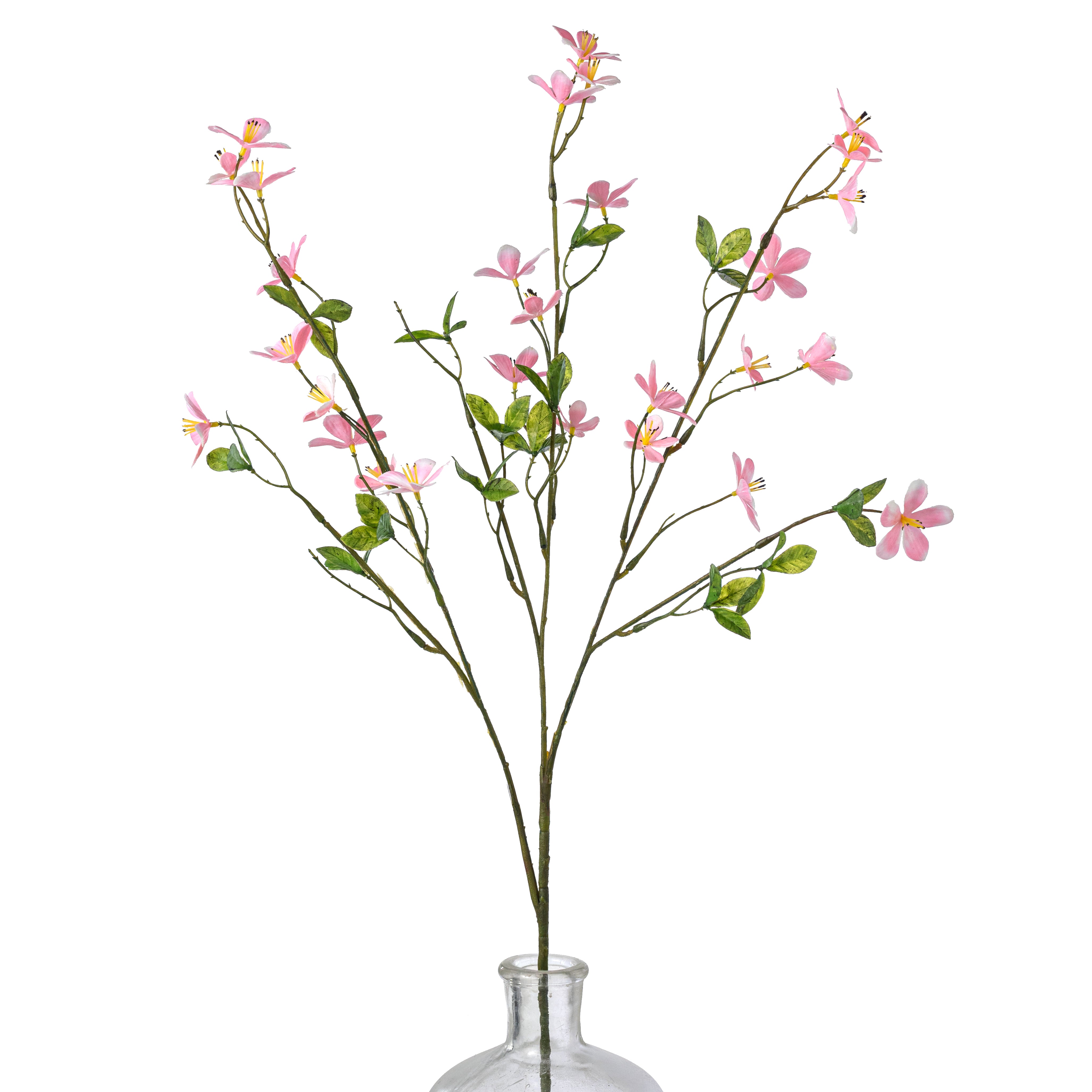 27" Dogwood Blossoms Spray: Two-Tone Pink