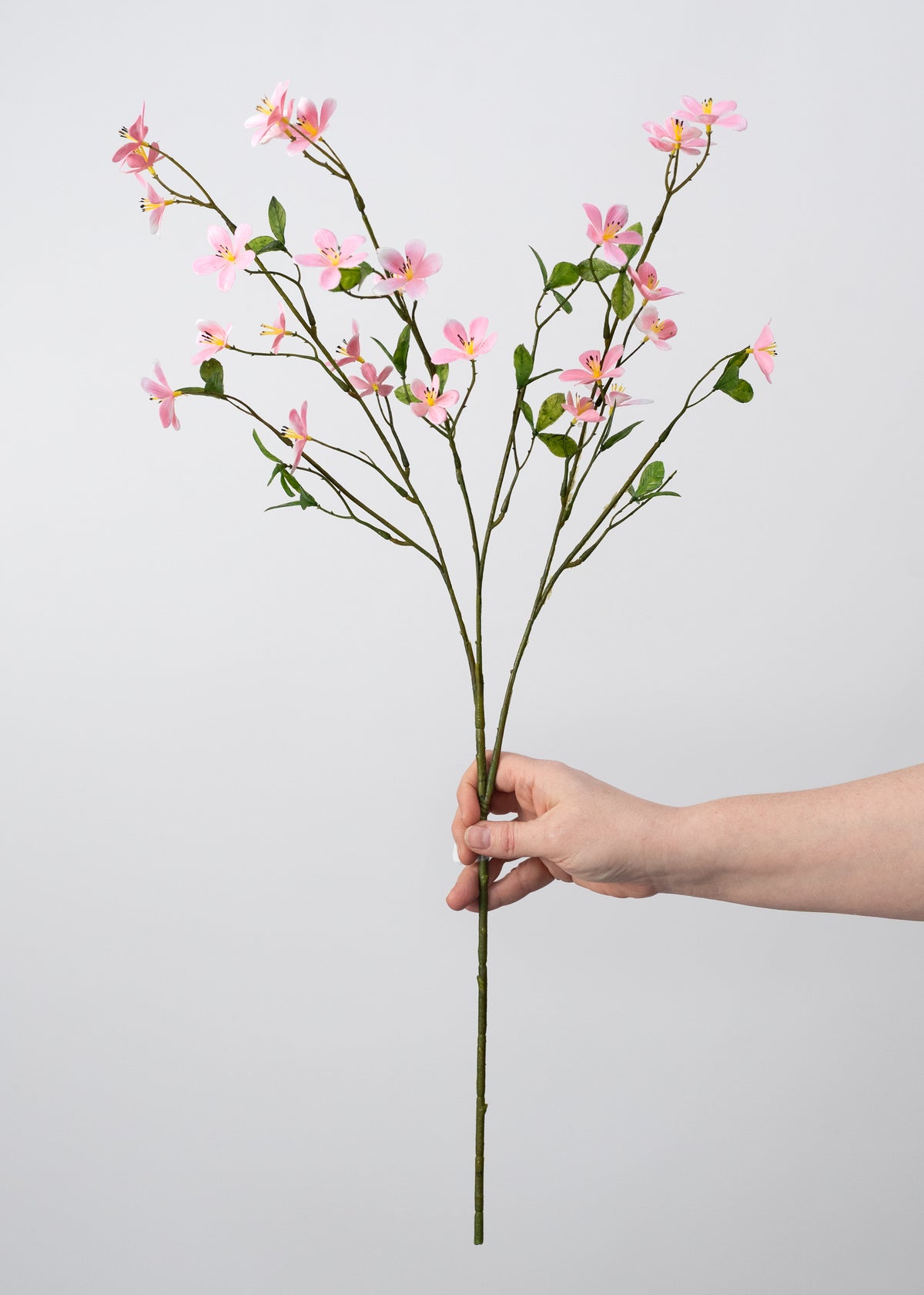 27" Dogwood Blossoms Spray: Two-Tone Pink