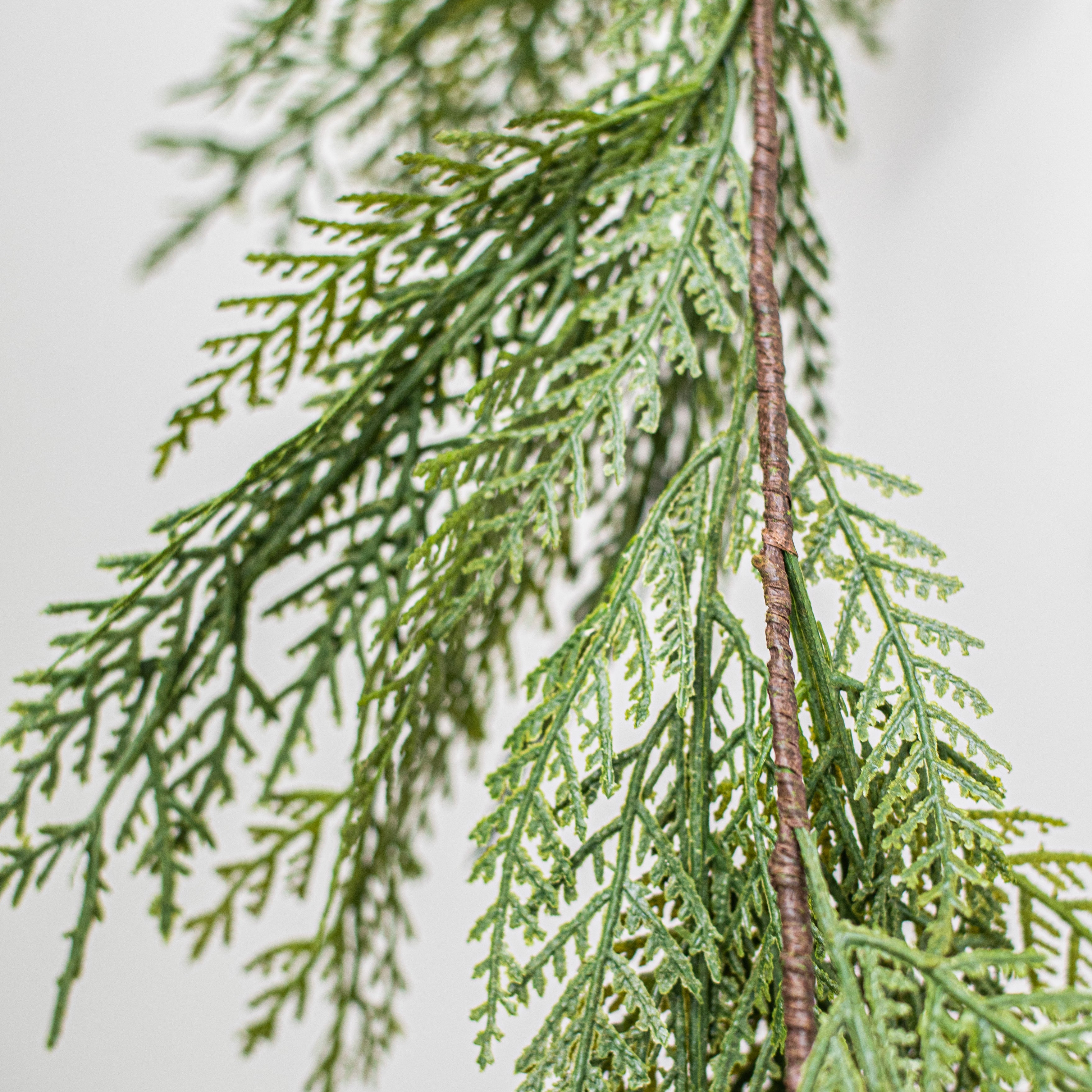 72" Incense Cedar Garland detail photo 5