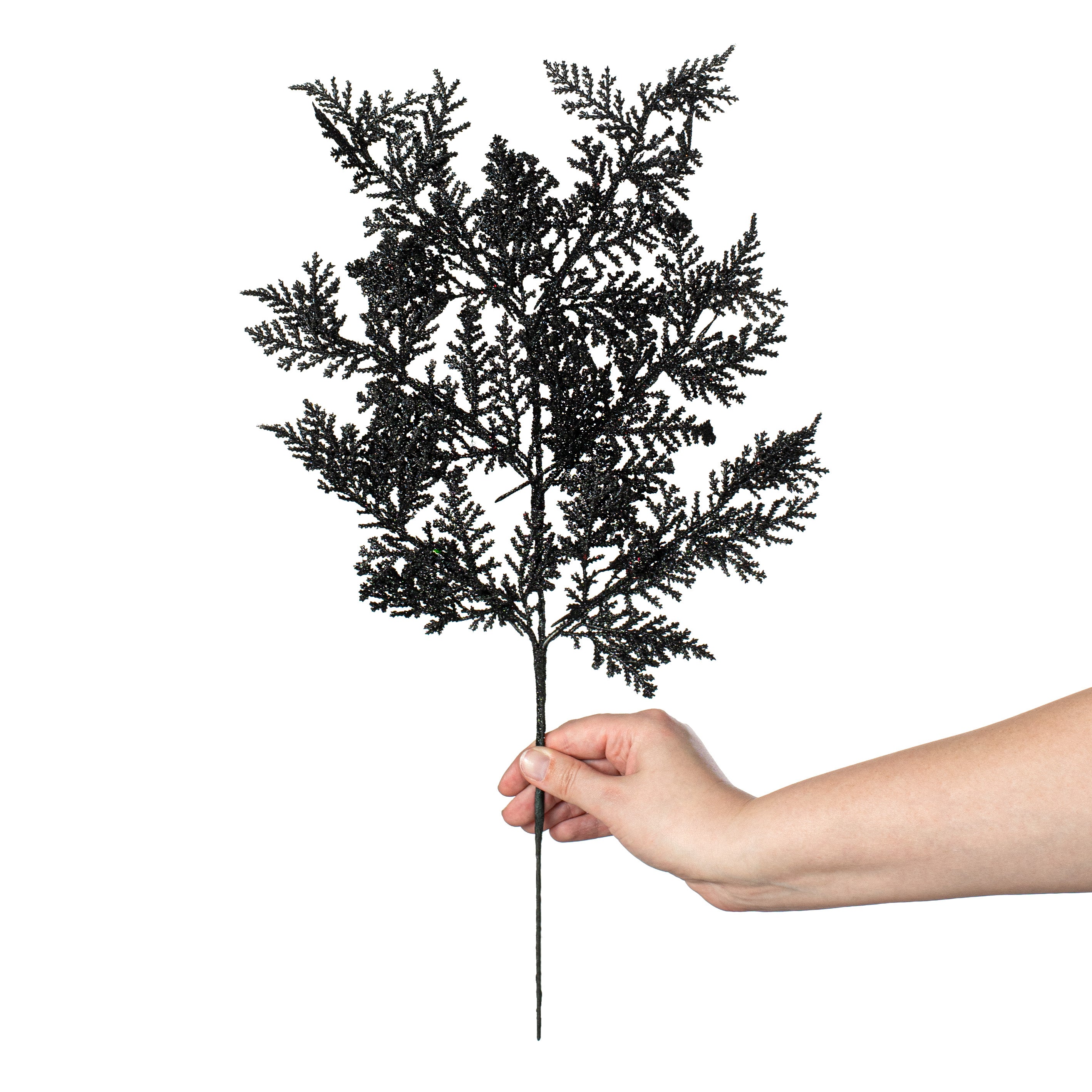 19" Incense Cedar Glitter Spray: Black detail photo 3