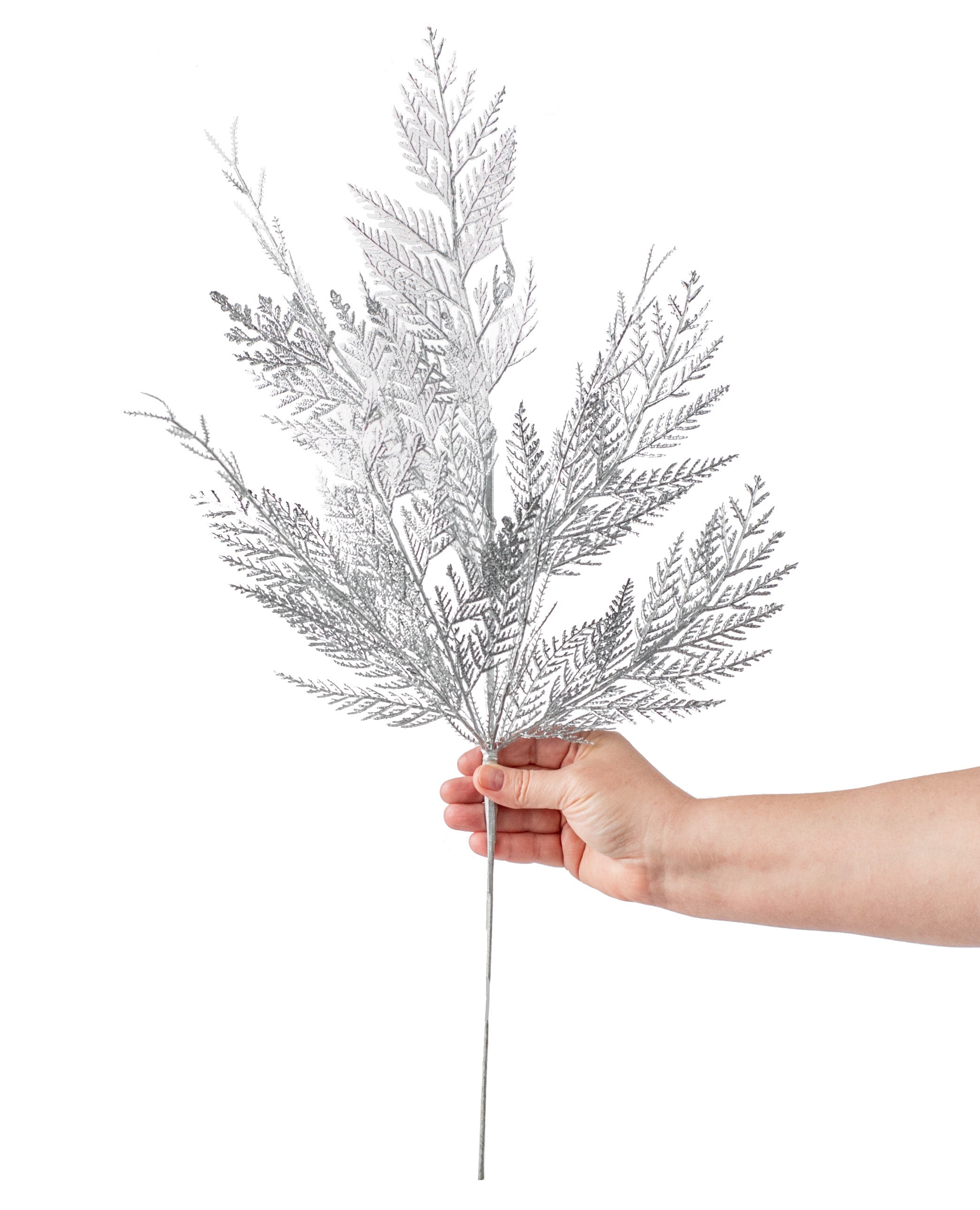 24" Incense Cedar Spray: Silver detail photo 3