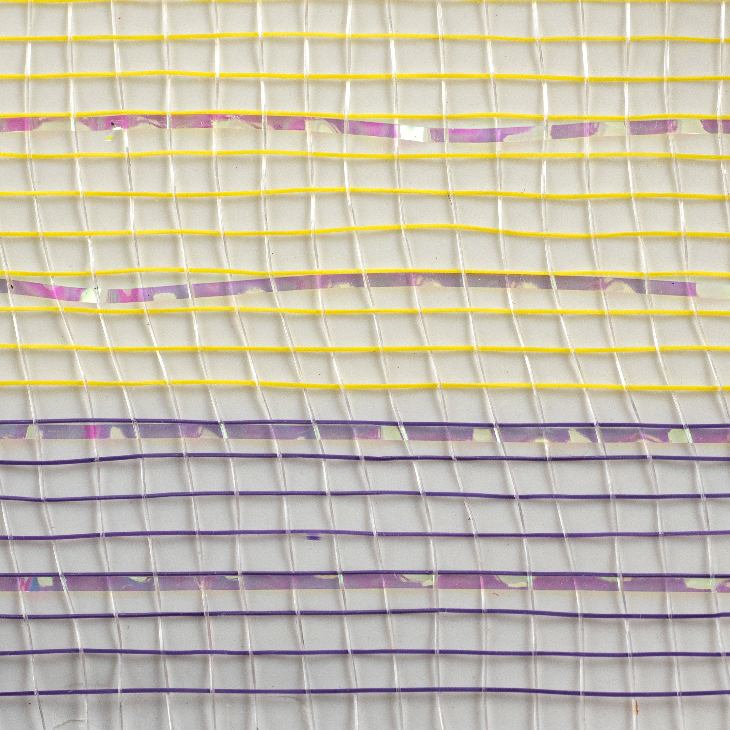 10" Iridescent Metallic Mesh: Rainbow (10 Yards) detail photo 3