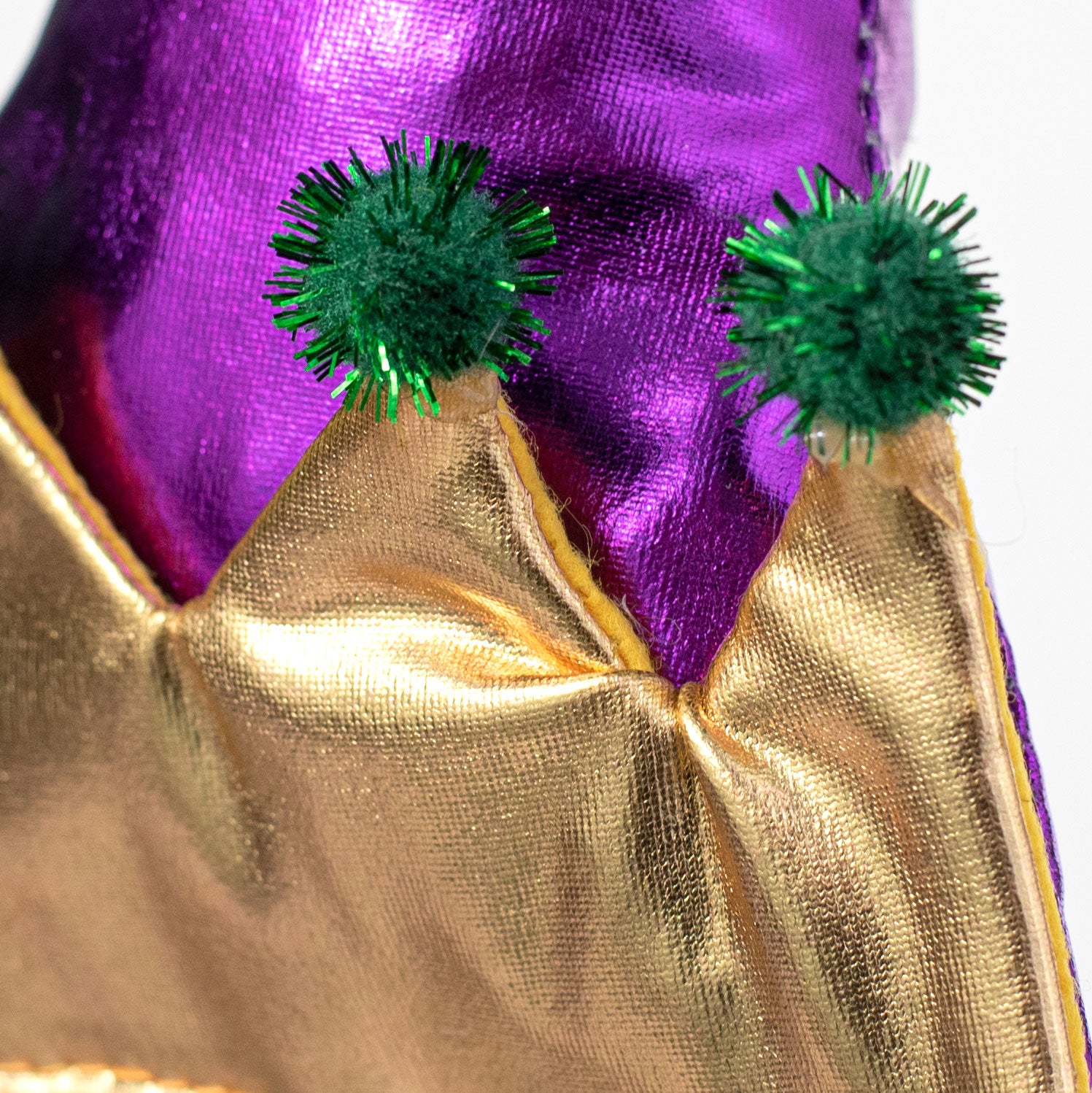18" Jester Elf Hat Pick: Purple & Gold Lifestyle Photo