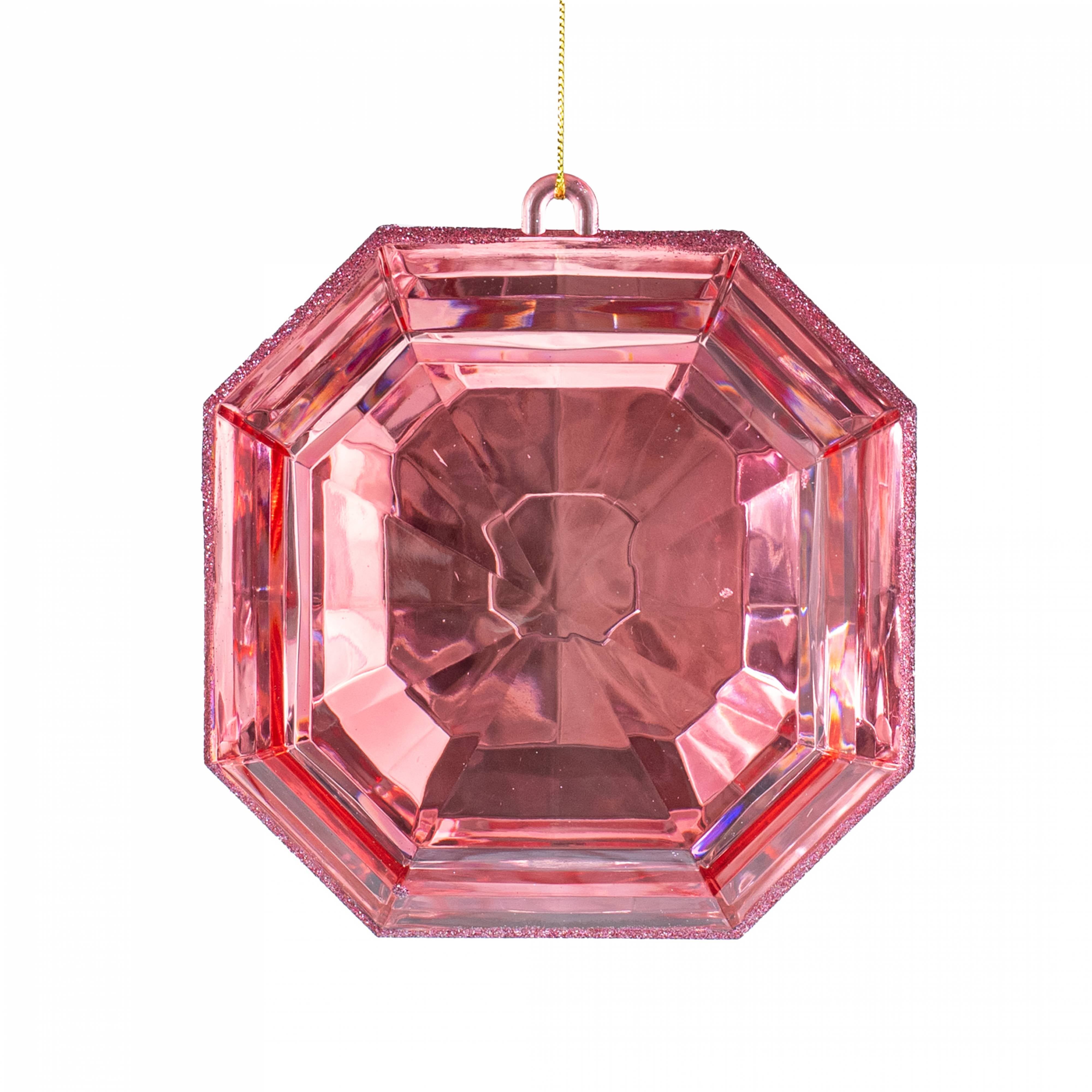 6" Jewel Gem Ornament: Pink Item Number: 185330