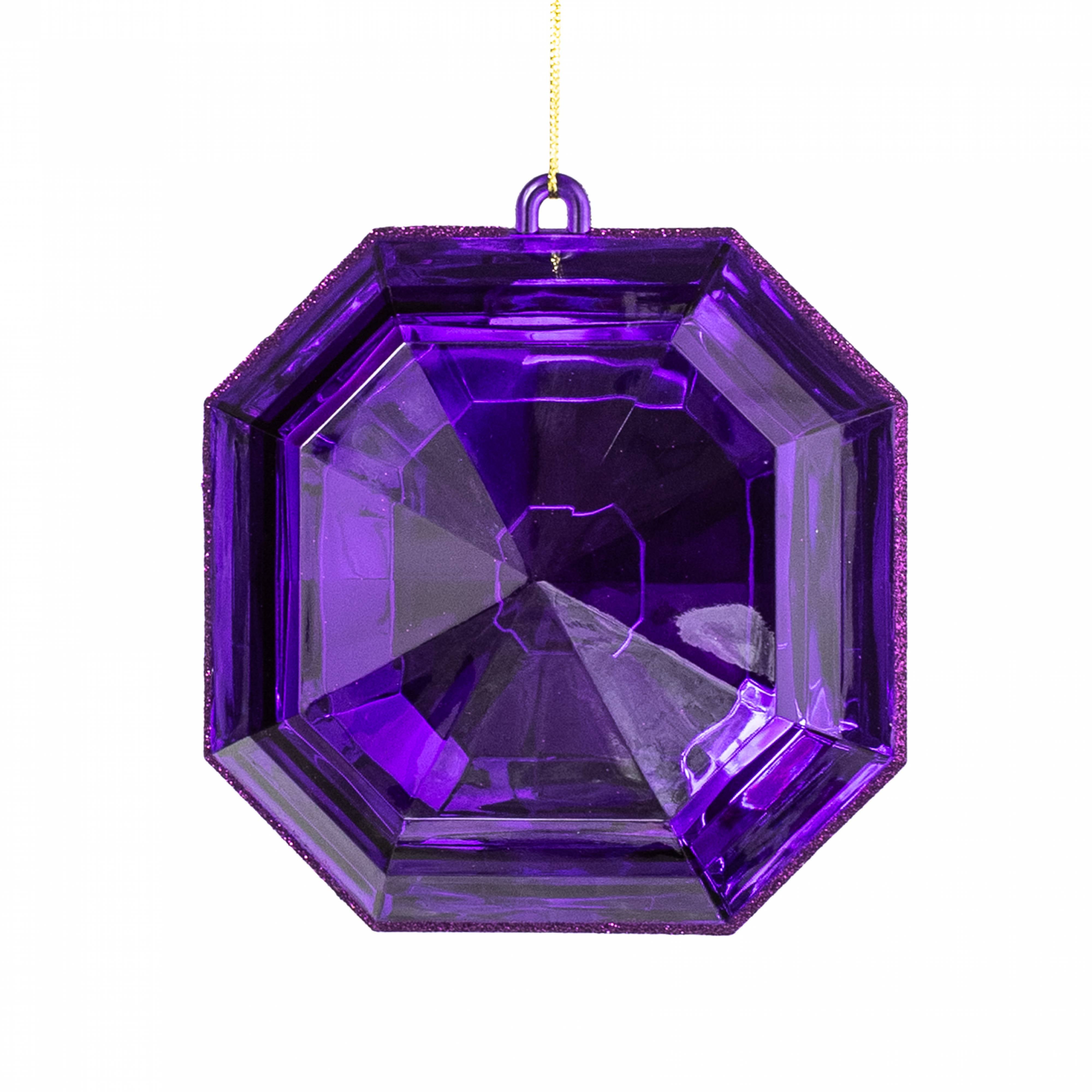 6" Jewel Gem Ornament: Purple Item Number: 218529