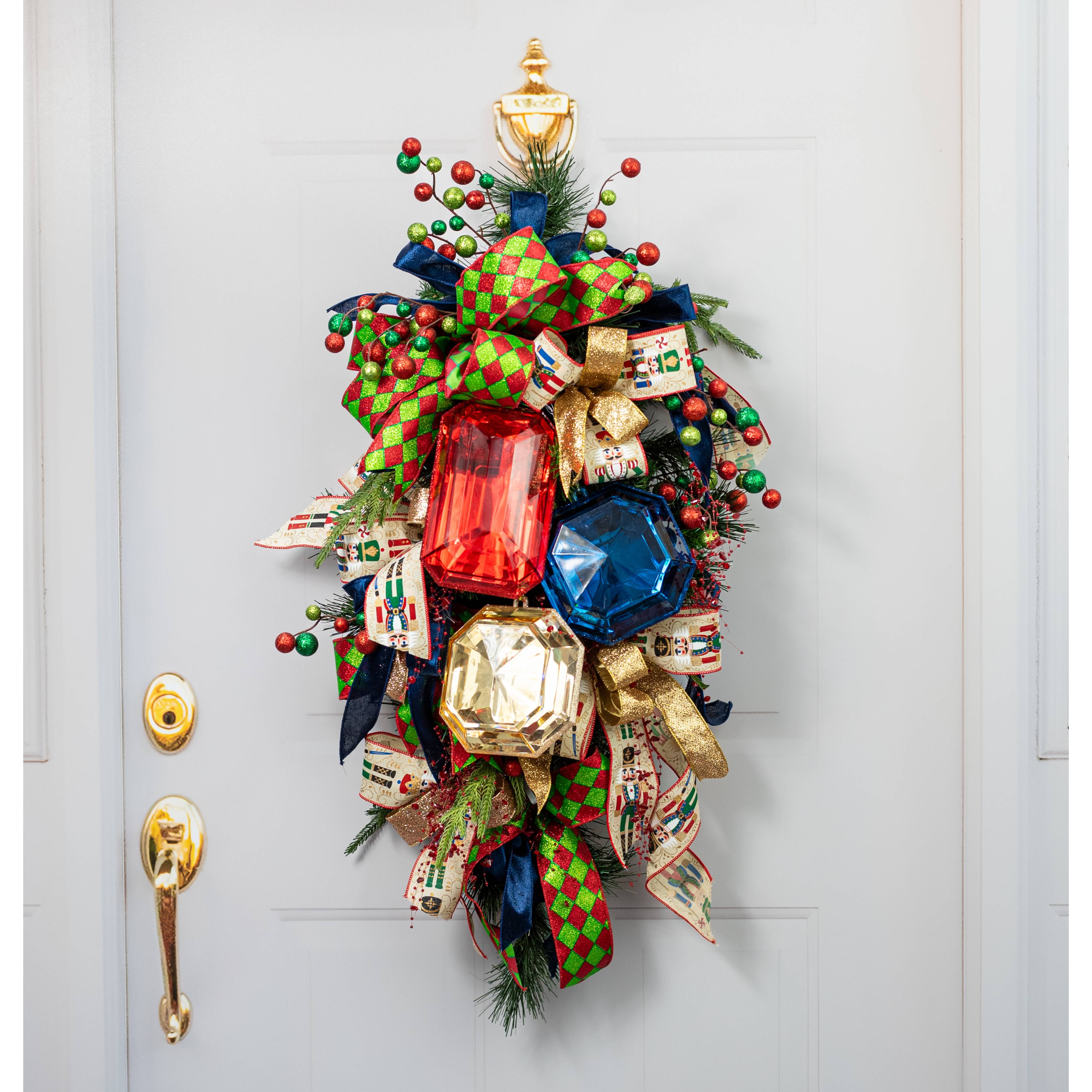 6" Jewel Gem Ornament: Sapphire Blue Lifestyle Photo