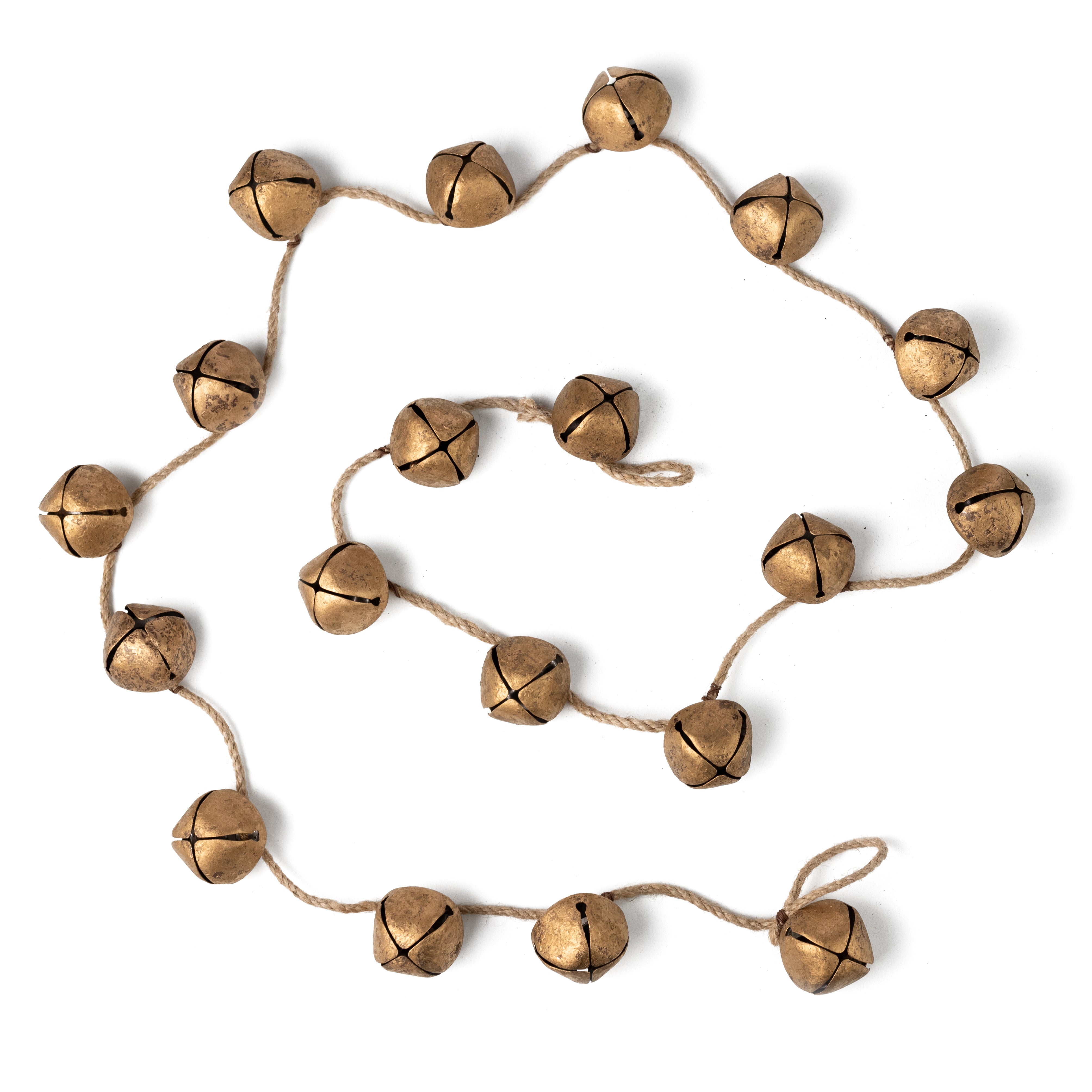 60" Jingle Bell Garland: Antique Gold Item Number: 235665