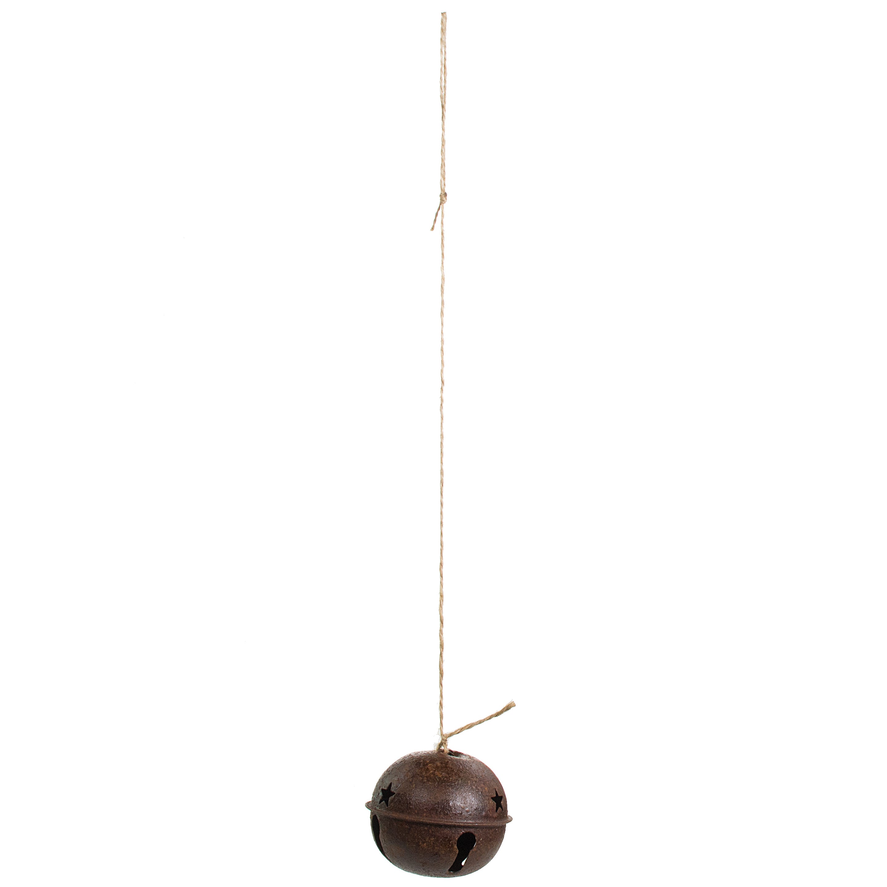3" Jingle Bell Ornament: Rust detail photo 3