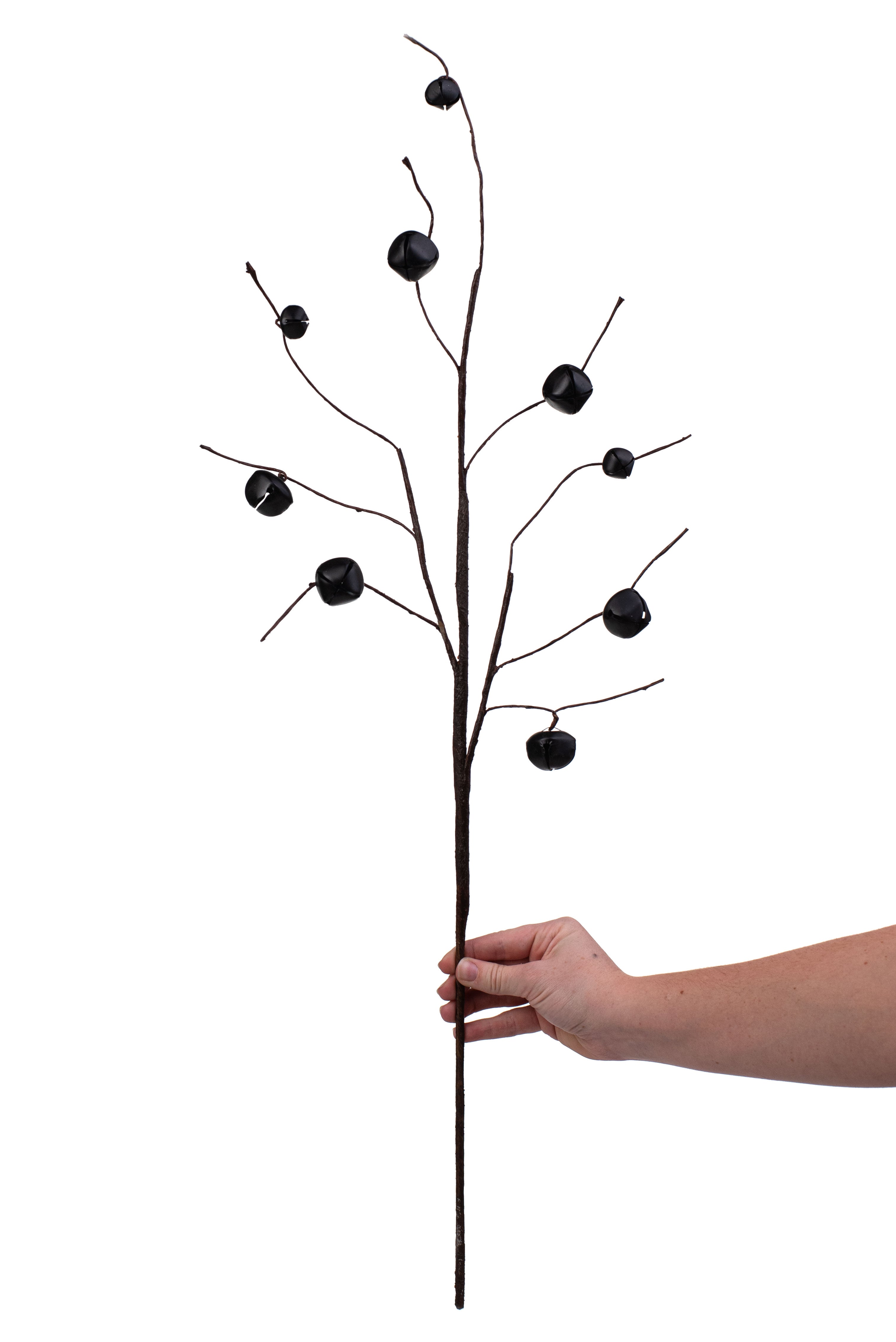 31" Jingle Bell Spray: Matte Black detail photo 3