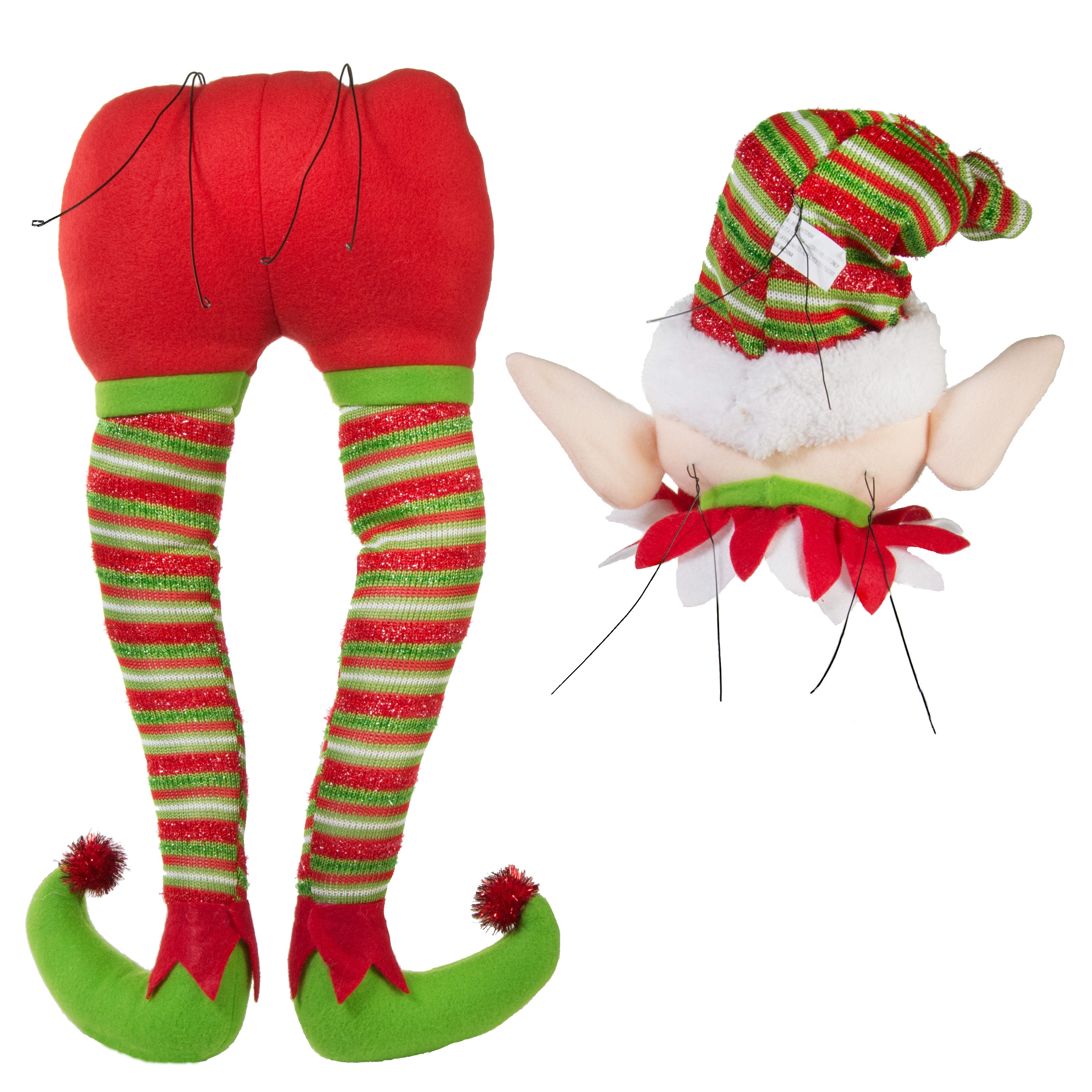 Jumbo Christmas Elf Decoration detail photo 3