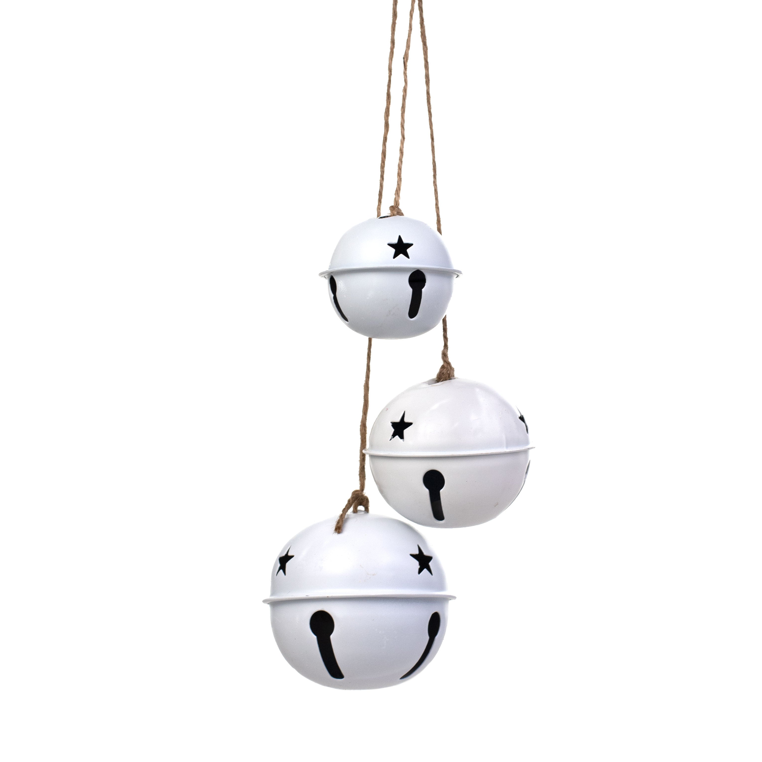 21" Jumbo Jingle Bell Cluster Ornament: Matte White Item Number: XC427327