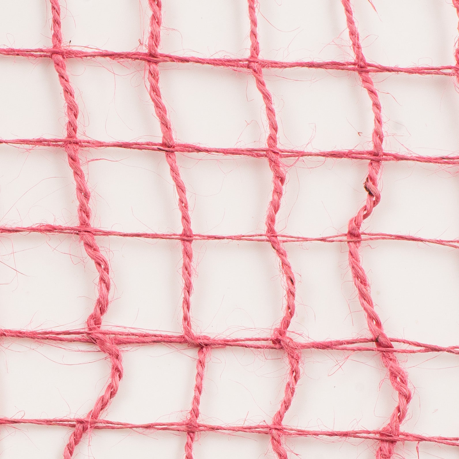 10" Jute Check Weave Mesh: Hot Pink (10 Yards) detail photo 3