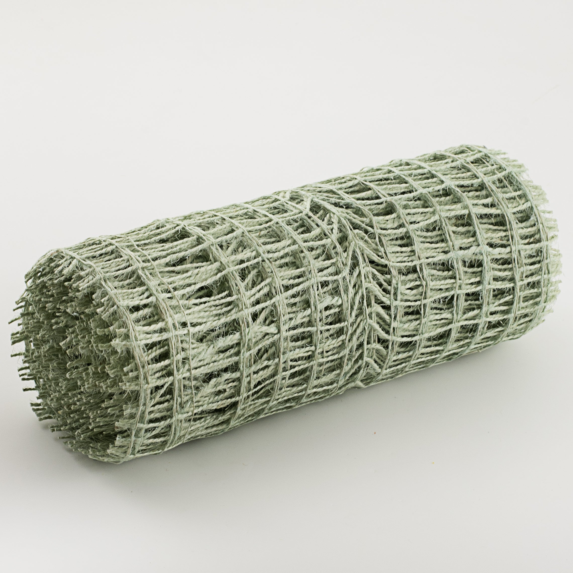 10" Jute Check Weave Mesh: Mint Green (10 Yards) Item Number: RA170748