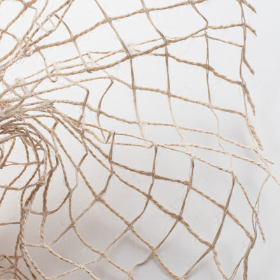 10" Jute Check Weave Mesh: Off White (10 Yards) Lifestyle Photo