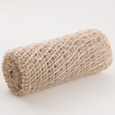 10" Jute Check Weave Mesh: Off White (10 Yards) Item Number: RA170751