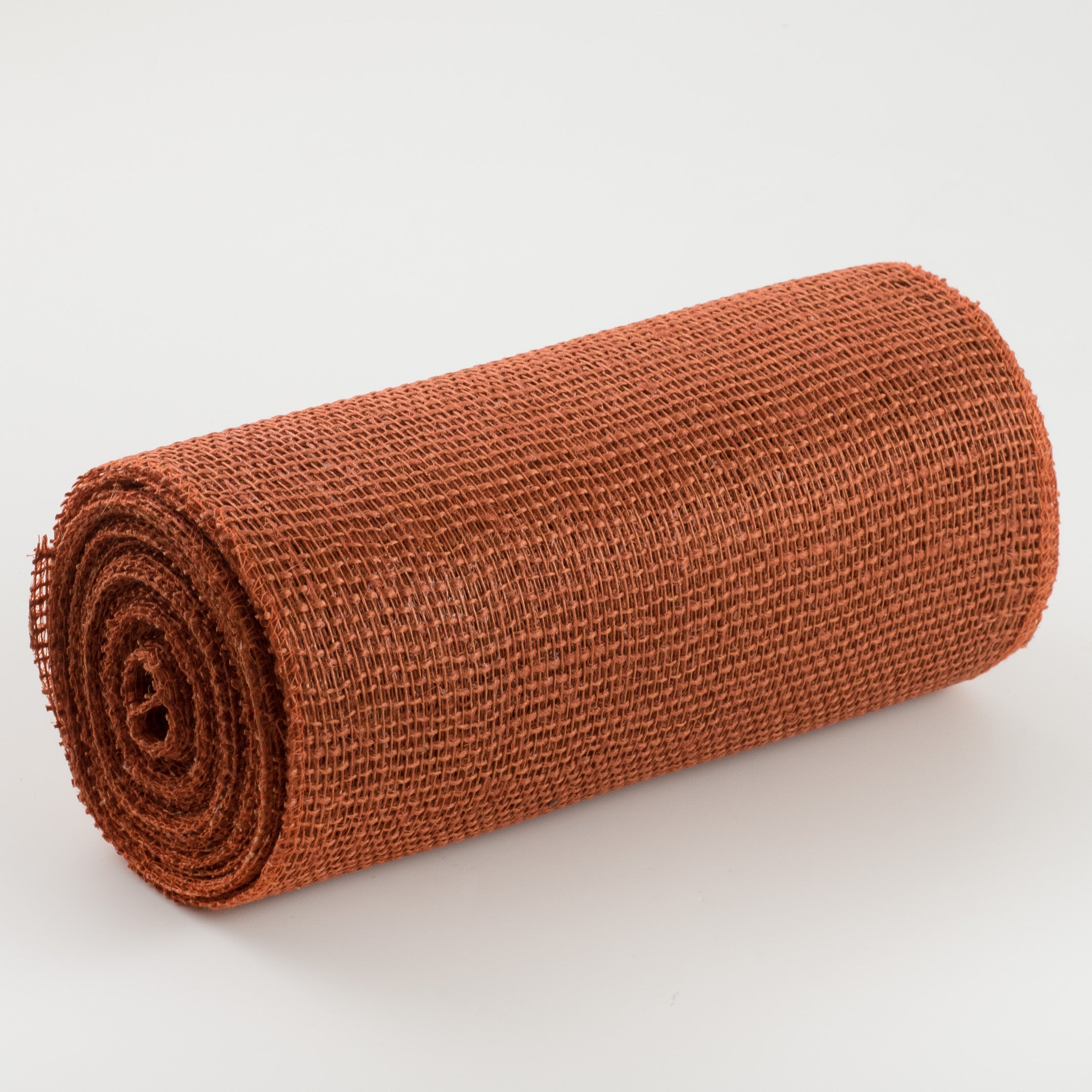 10" Jute Net Burlap Ribbon: Autumn Orange (10 Yards) Item Number: RA171352