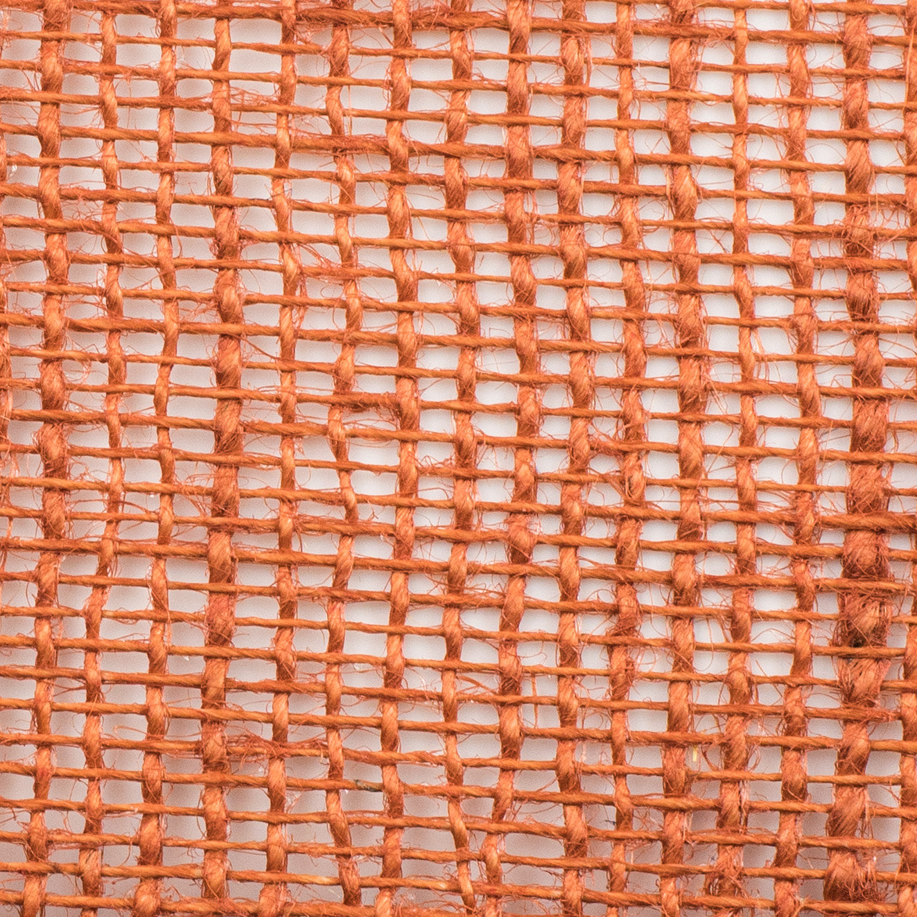 10" Jute Net Burlap Ribbon: Autumn Orange (10 Yards) detail photo 3