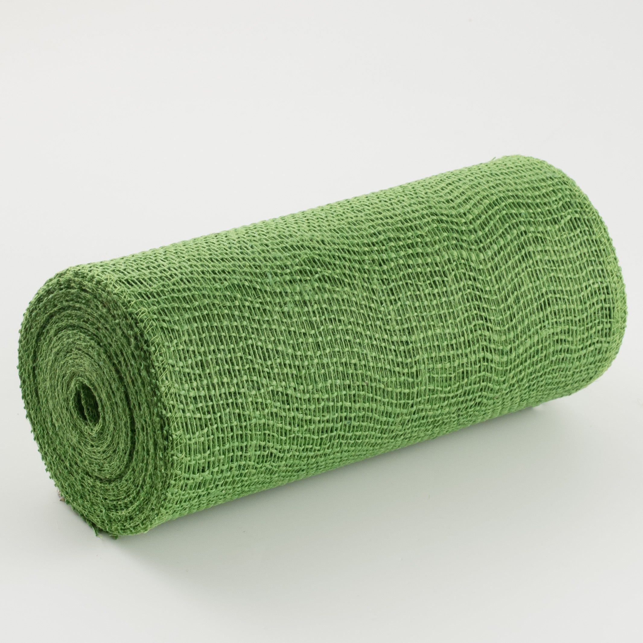 10" Jute Net Burlap Ribbon: Lime Green (10 Yards) Item Number: RA171332