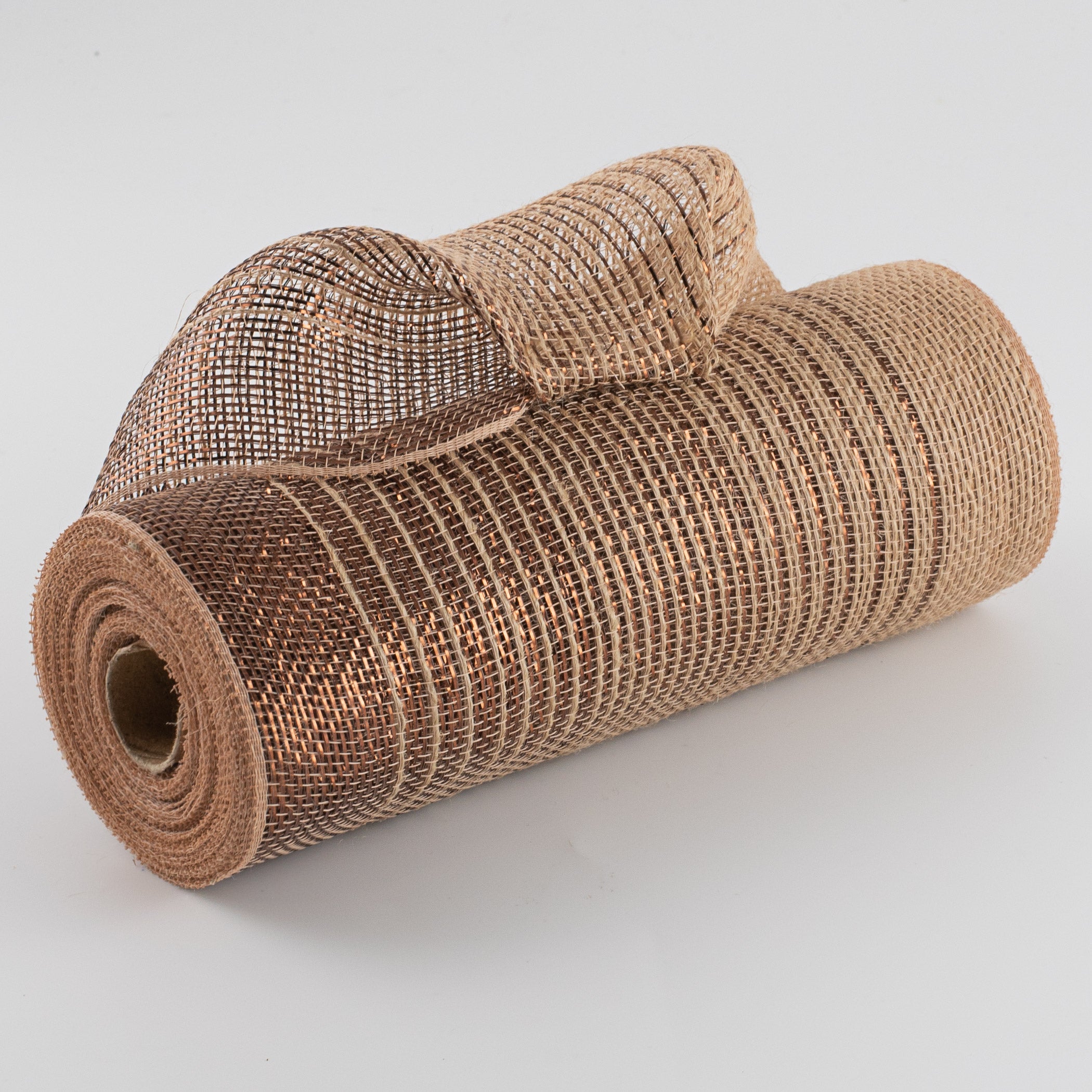 10" Jute Poly Mesh: Chocolate Foil Ombré Item Number: RY801531
