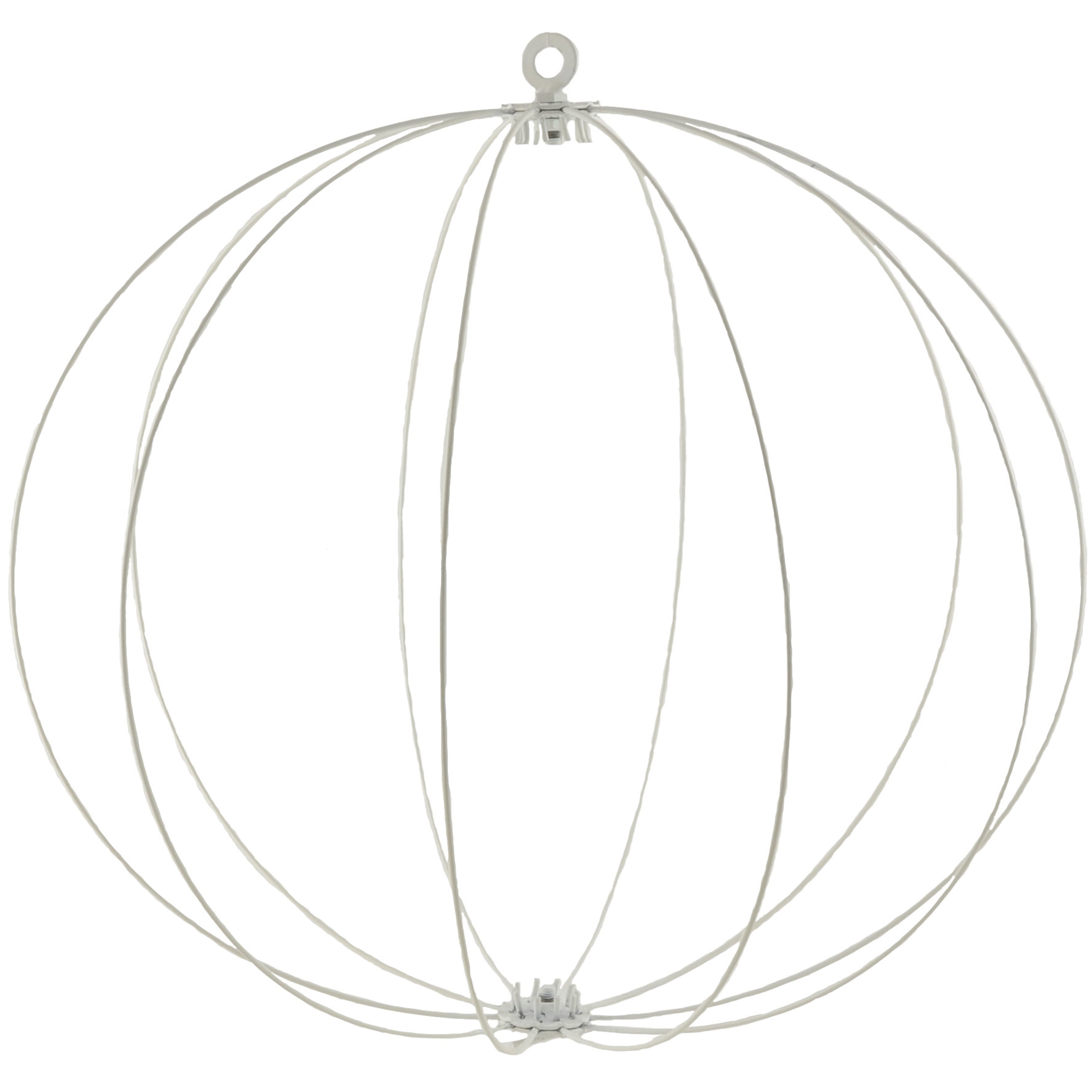 24" KD Wire Folding Ball: White Item Number: MD006527