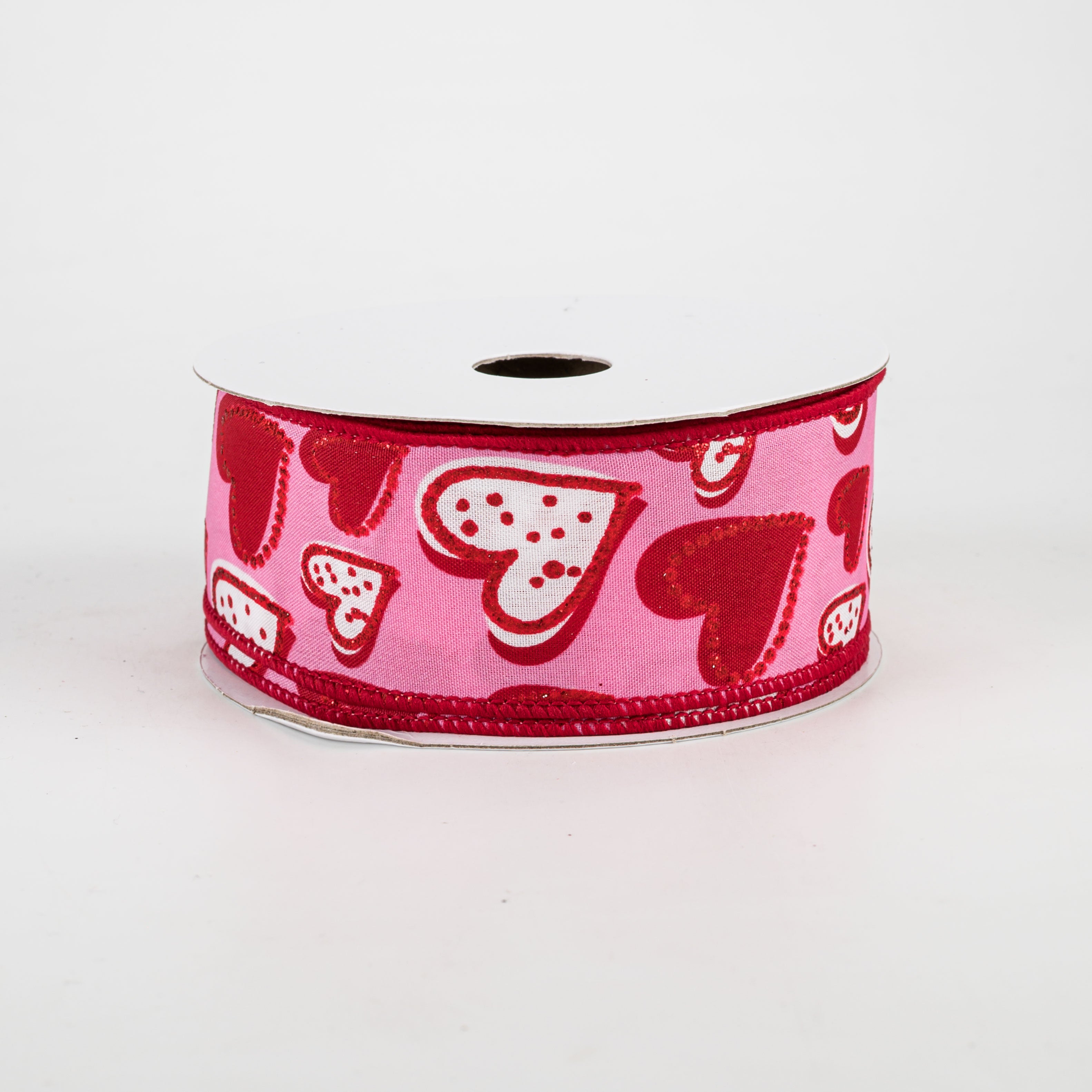1.5" Kelly Hearts Ribbon: Pink (10 Yards) Item Number: 11012-09-03