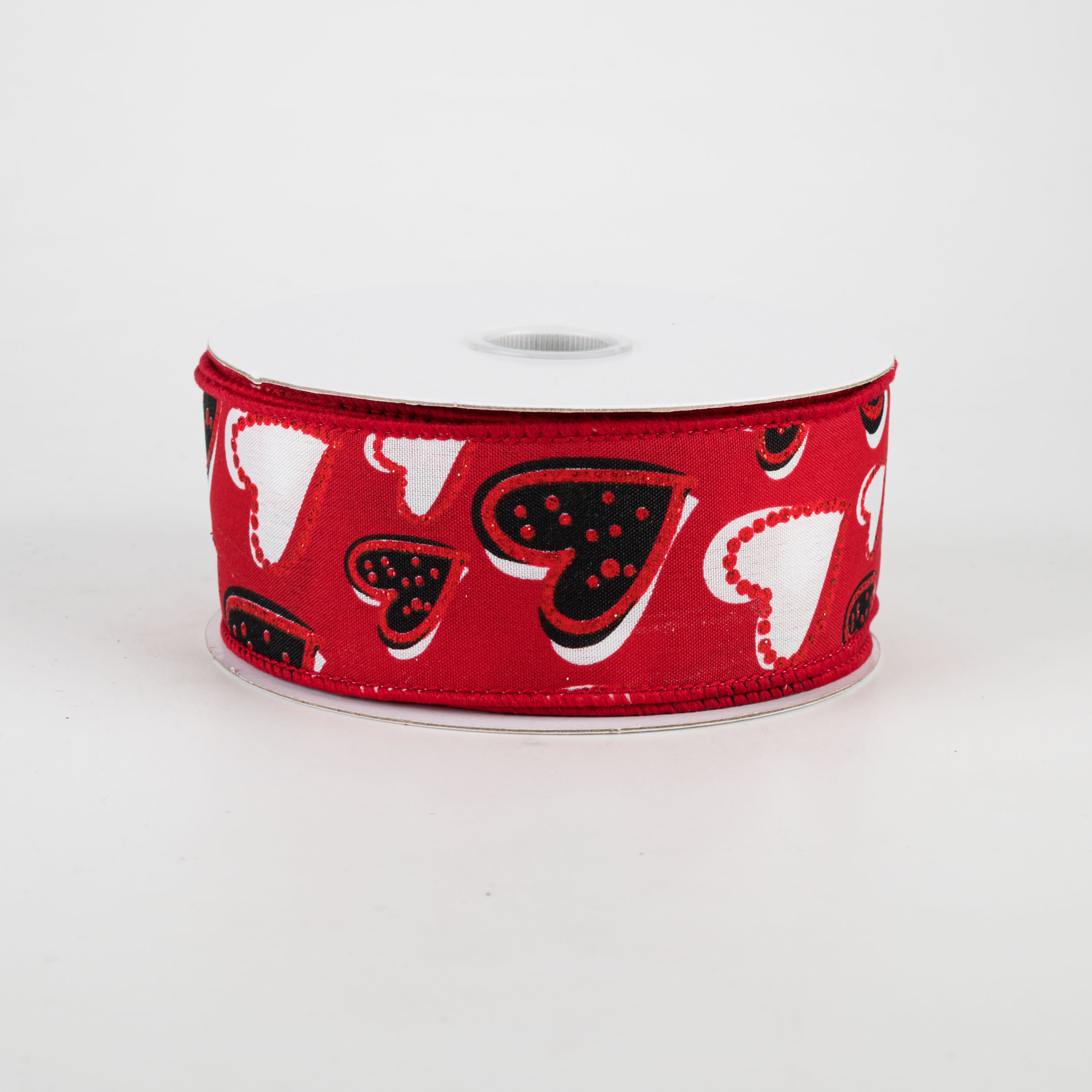 1.5" Kelly Hearts Ribbon: Red (10 Yards) Item Number: 11012-09-13