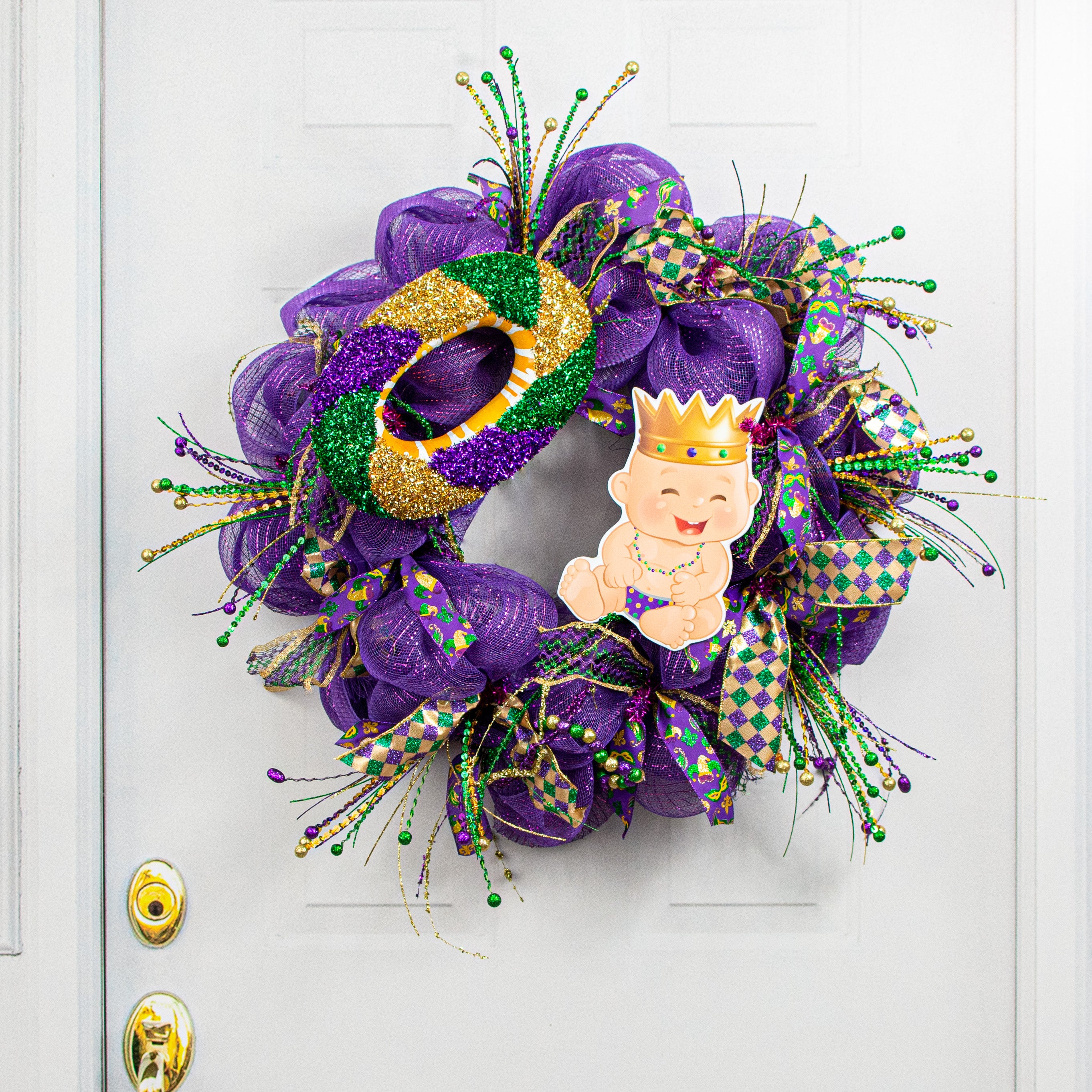 11.5" King Cake Decoration Lifestyle Photo