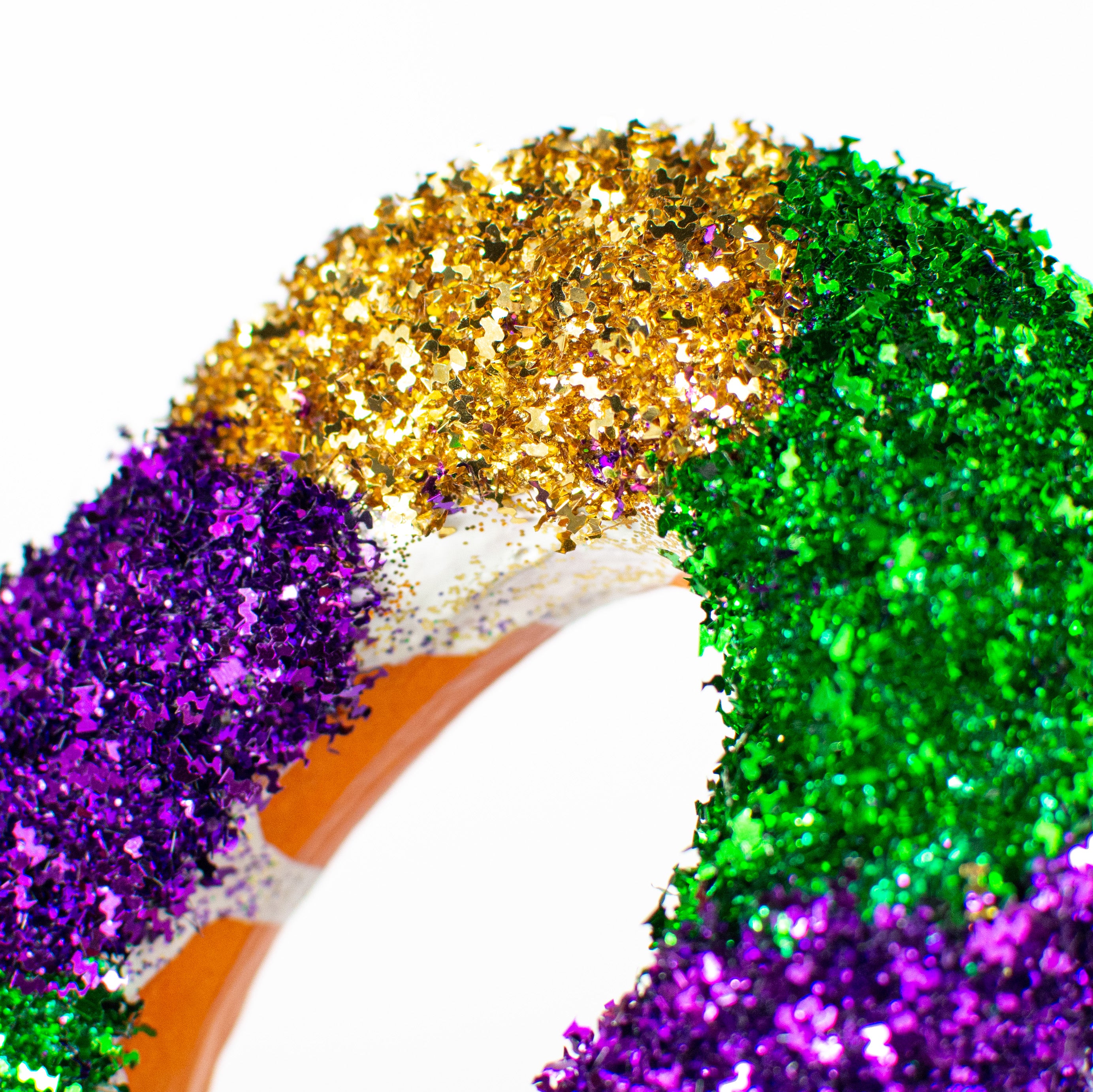 4.75" King Cake Ornament detail photo 3